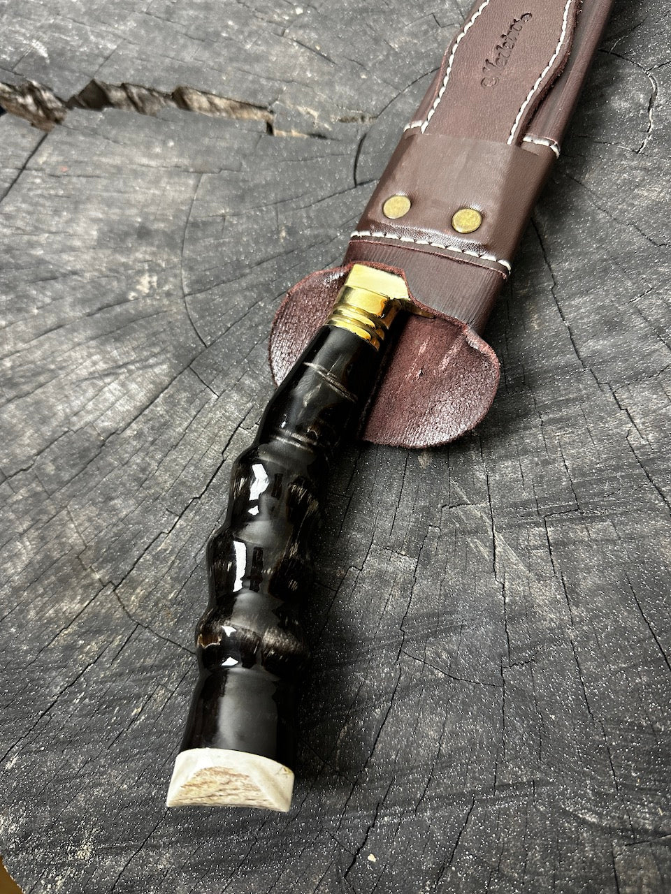 10" Chef Knife, Antelope Horn, RSS440 - 250mm