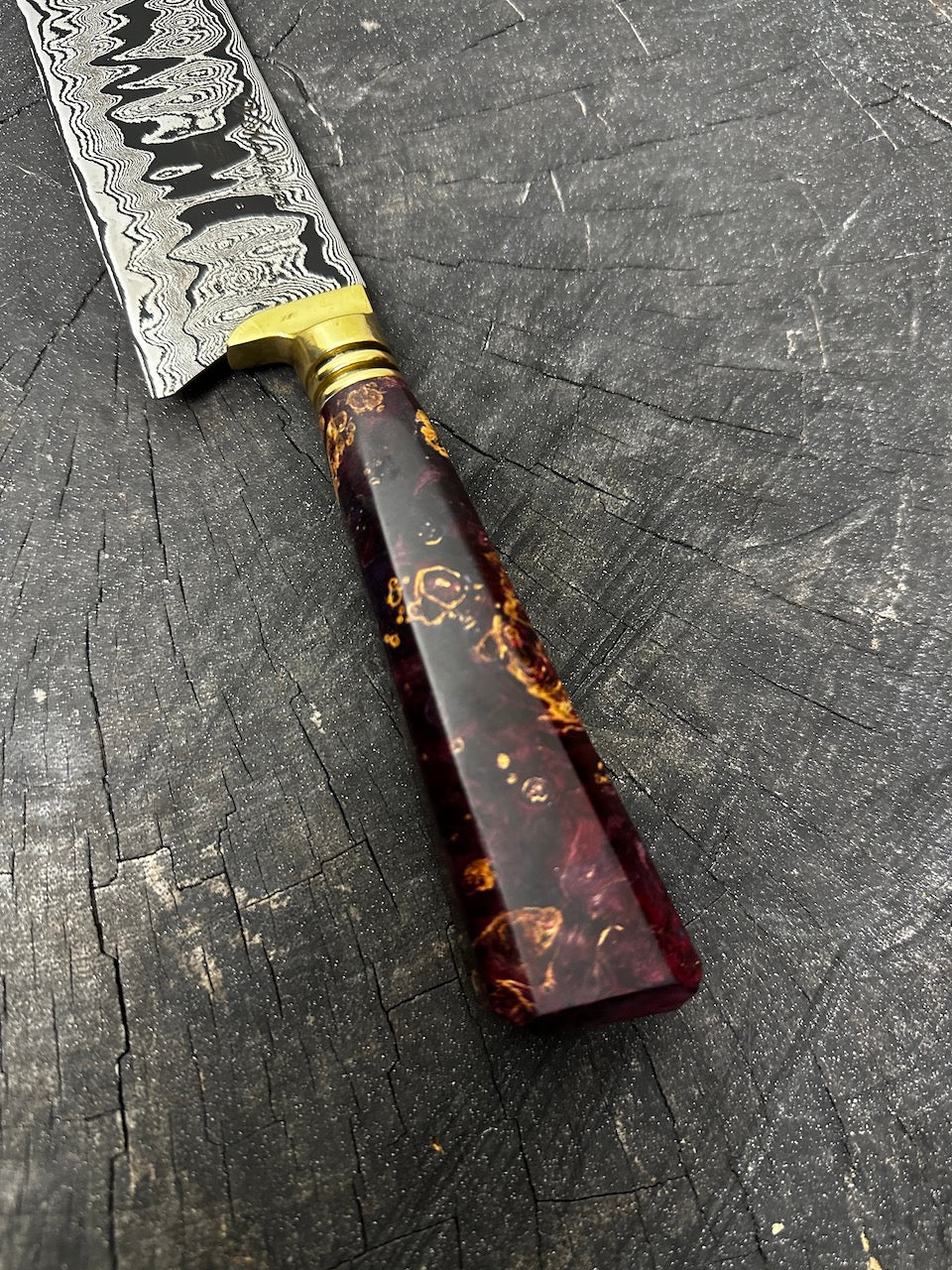 6" Damascus Bunka Knife 160 Layers GH CS1095 15n20