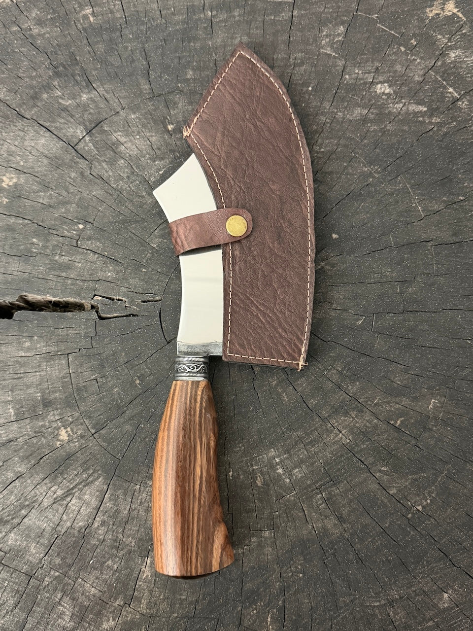 7" Cutelo Wild Cleaver, Native Ironwood, SS440 - 180mm