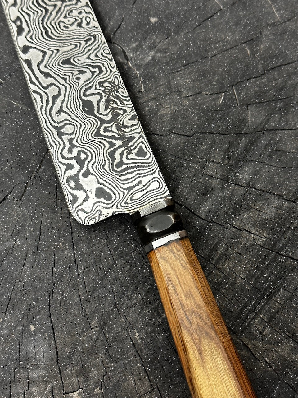 9" Damascus Santoku Knife 180 Layers CS1095 15n20