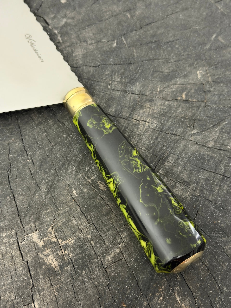 8" Chefs Cleaver, Custom Block, SS440 - 200mm