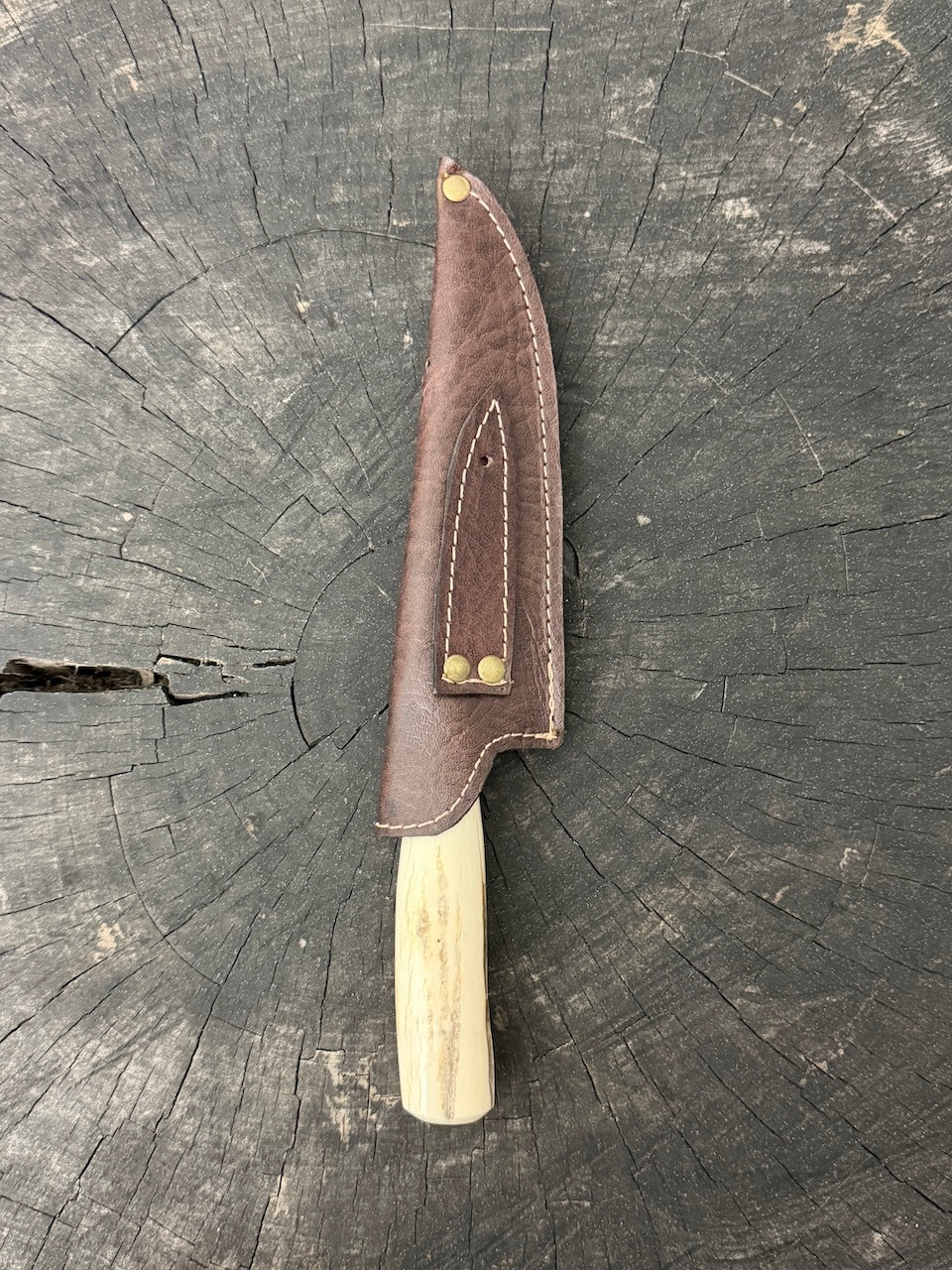 6" Utility Knife, Deer Antler, SS440 - 150mm