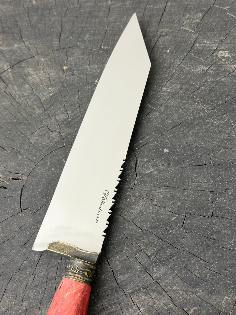9" Bunka Pro Knife, Maple Burl, SS440 - 220mm