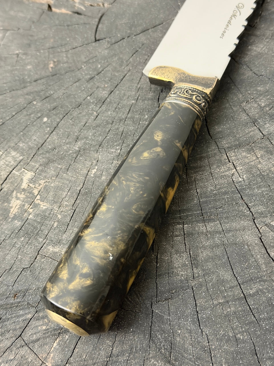 10" Chef Knife, Predator Custom Block, SS440 - 250mm