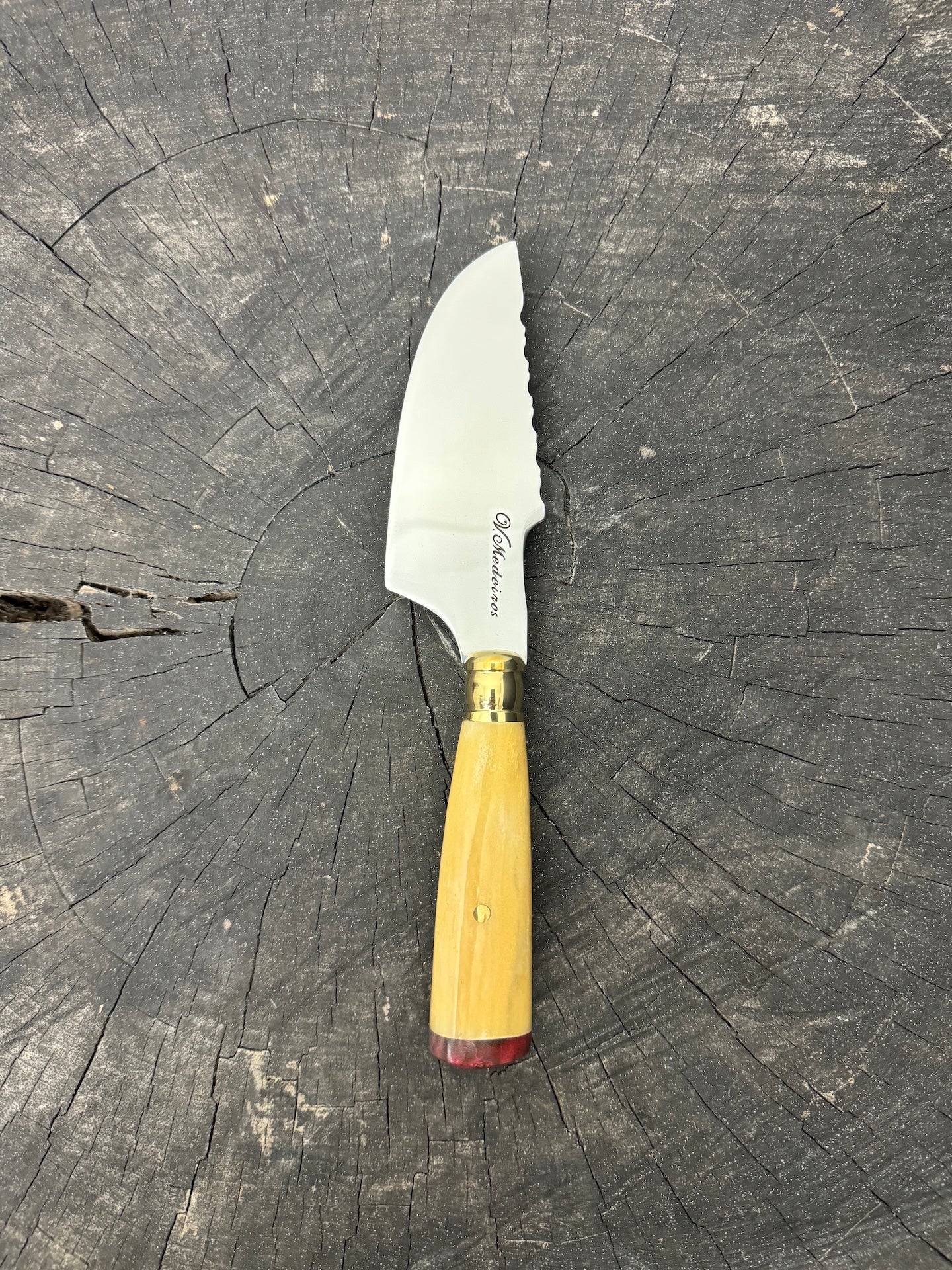 4” Skinner Knife, Ostrich Bone - SS420 - 105mm