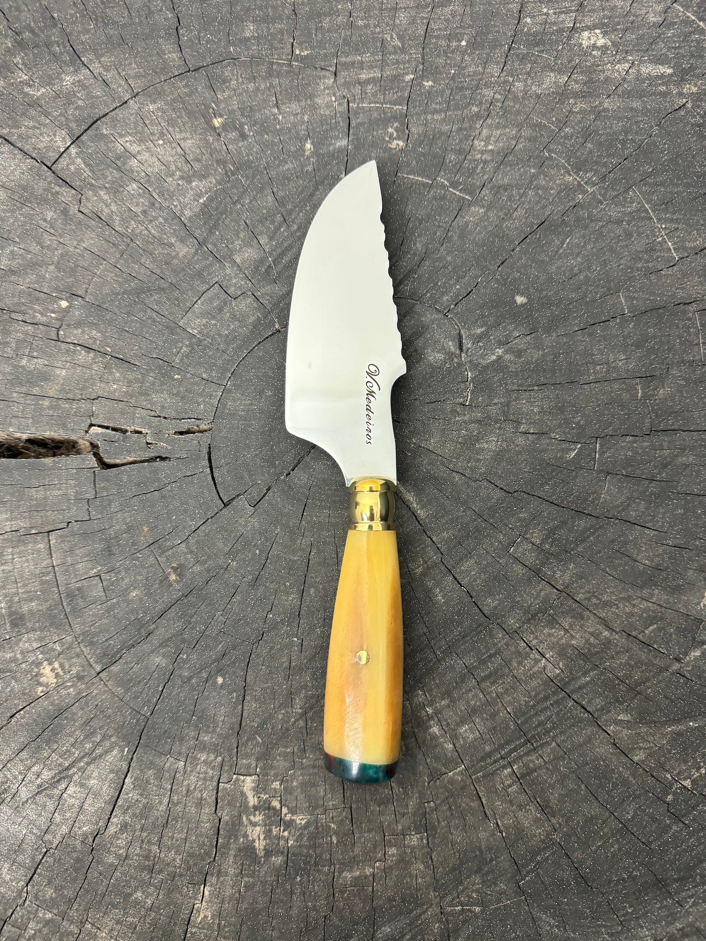 4” Skinner Knife, Ostrich Bone - SS420 - 105mm