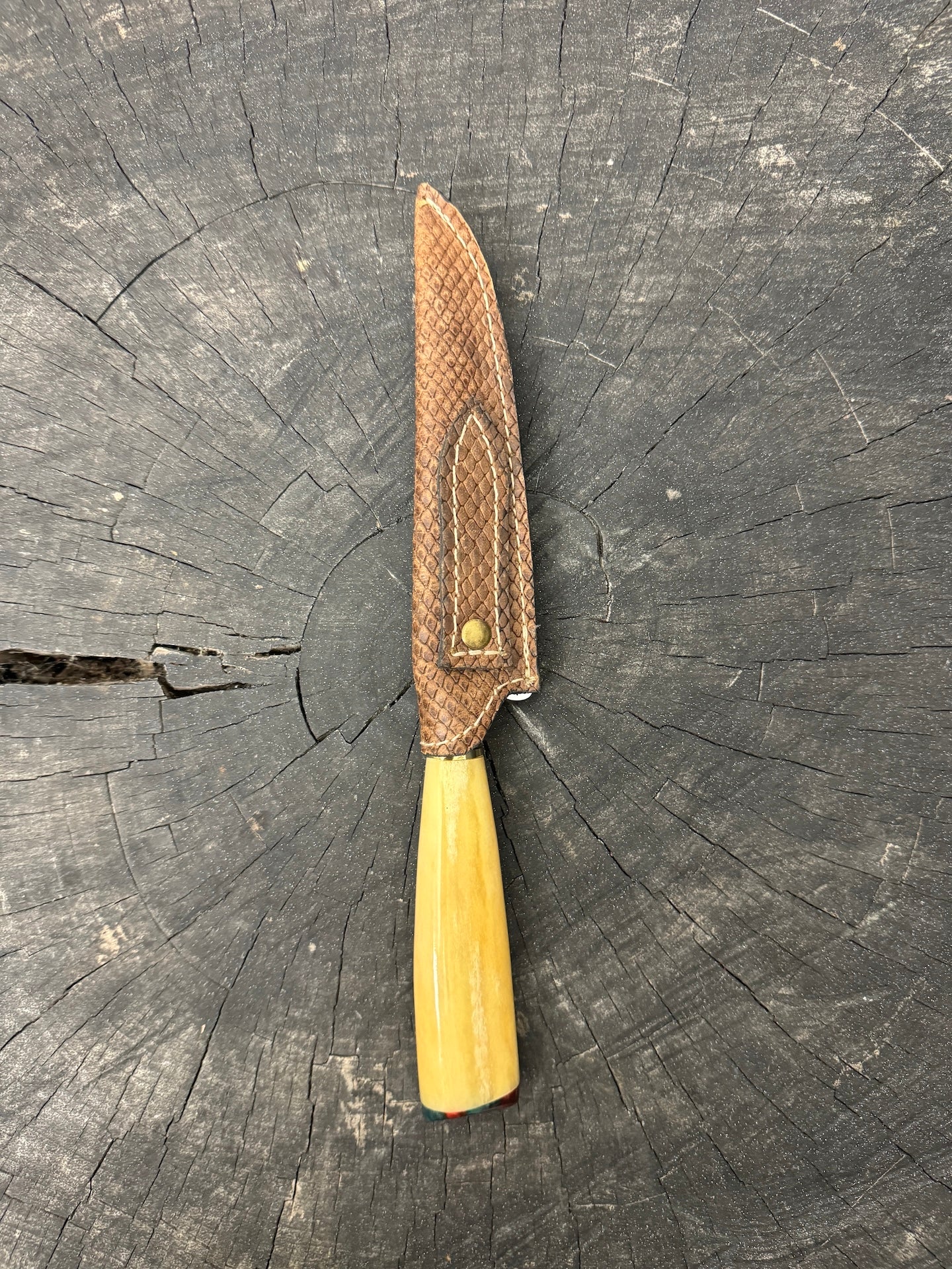 5" Boning Knife, Ostrich Bone, SS420 - 130mm