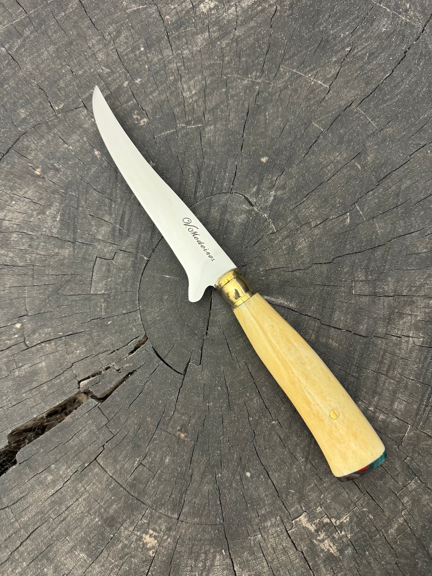 5" Boning Knife, Ostrich Bone, SS420 - 130mm