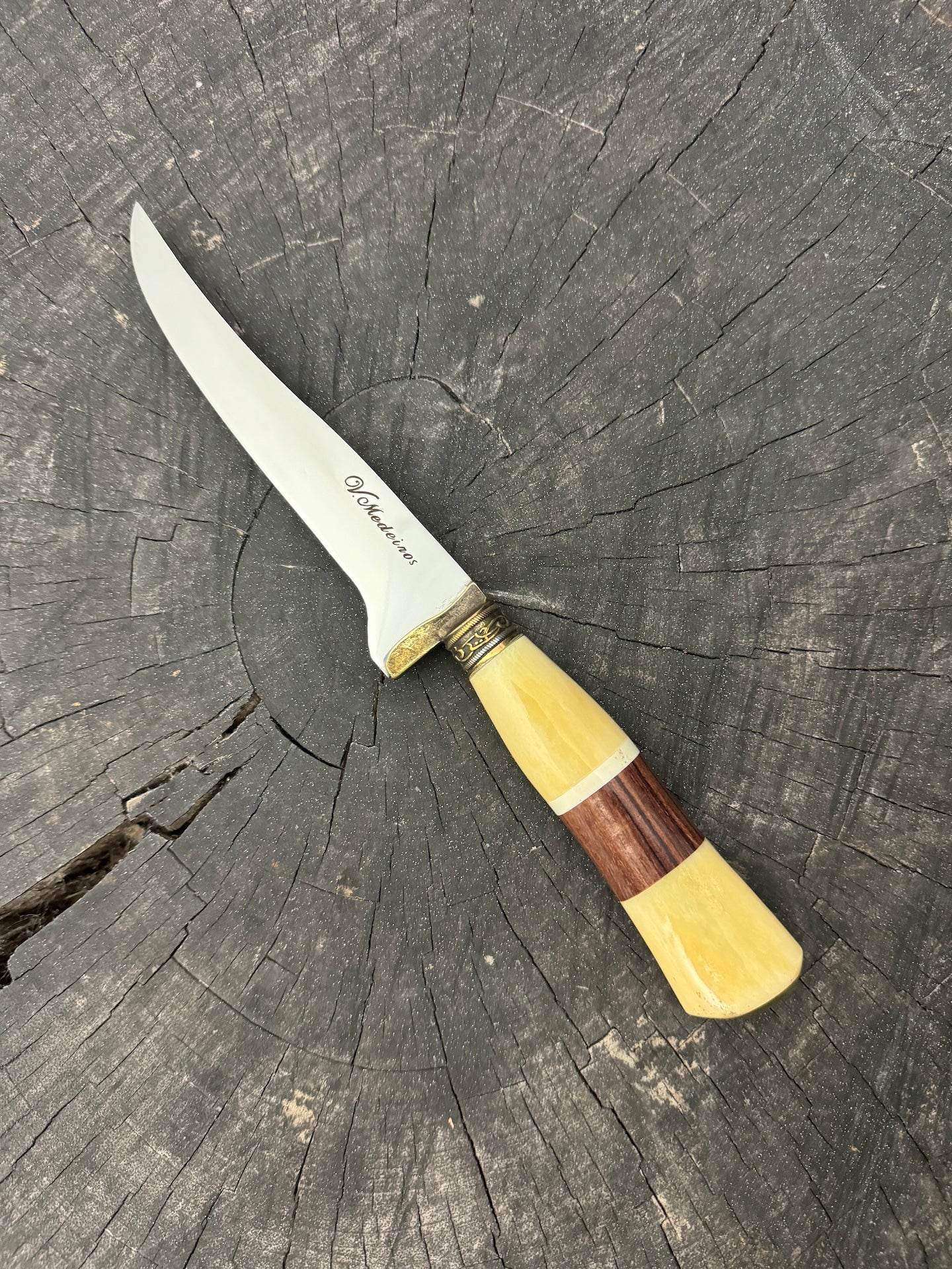 5" Boning Knife, Ostrich Bone, SS420 - 130mm