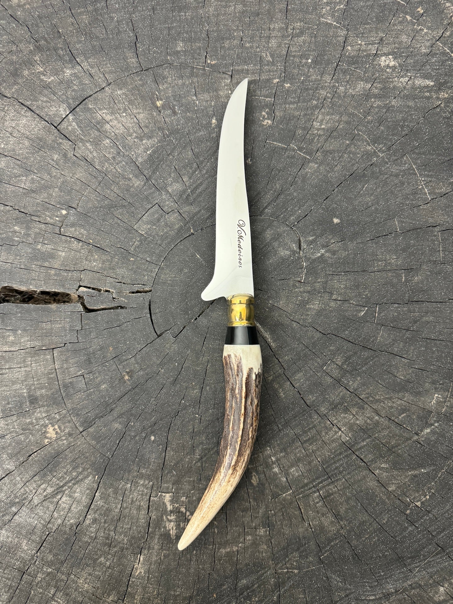 5" Boning Knife, Deer Antler, SS420 - 130mm