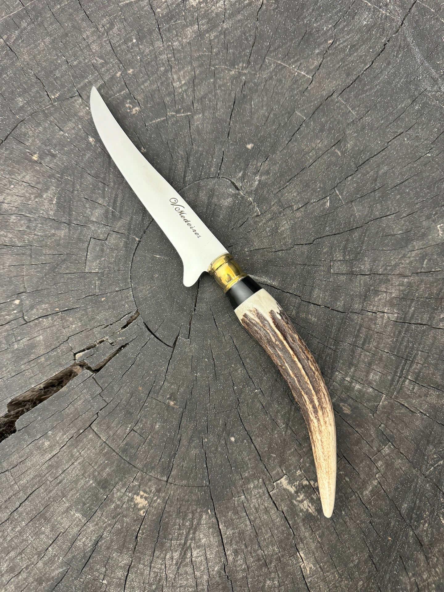 5" Boning Knife, Deer Antler, SS420 - 130mm