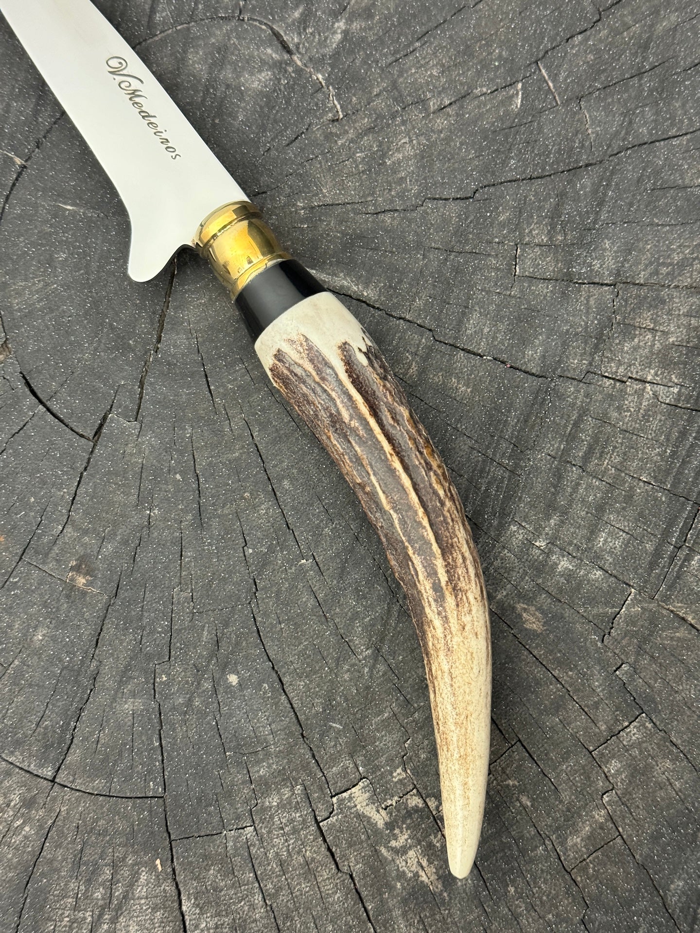 5" Boning Knife, Deer Antler, SS420 - 130mm
