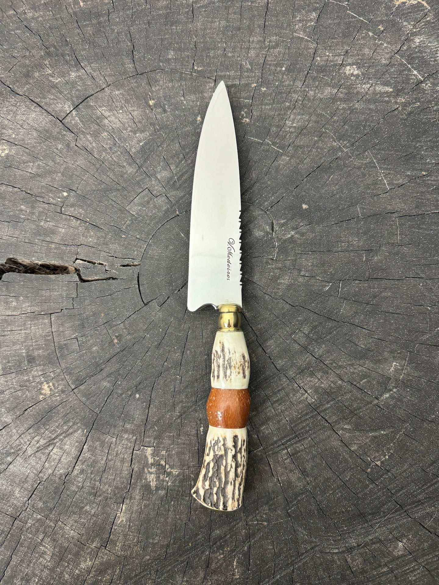 6" Utility Knife, Deer Antler, SS440 - 150mm