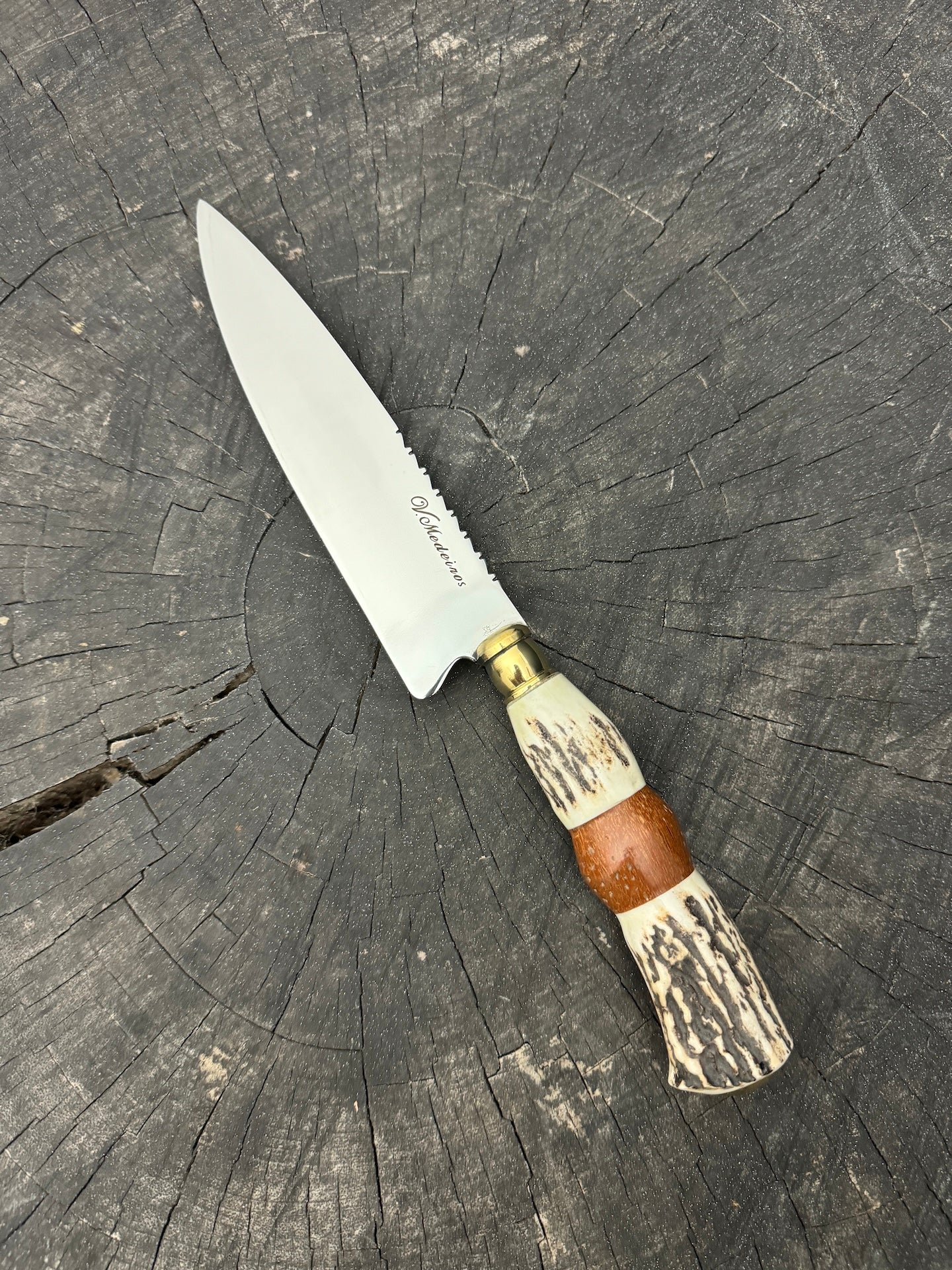 6" Utility Knife, Deer Antler, SS440 - 150mm