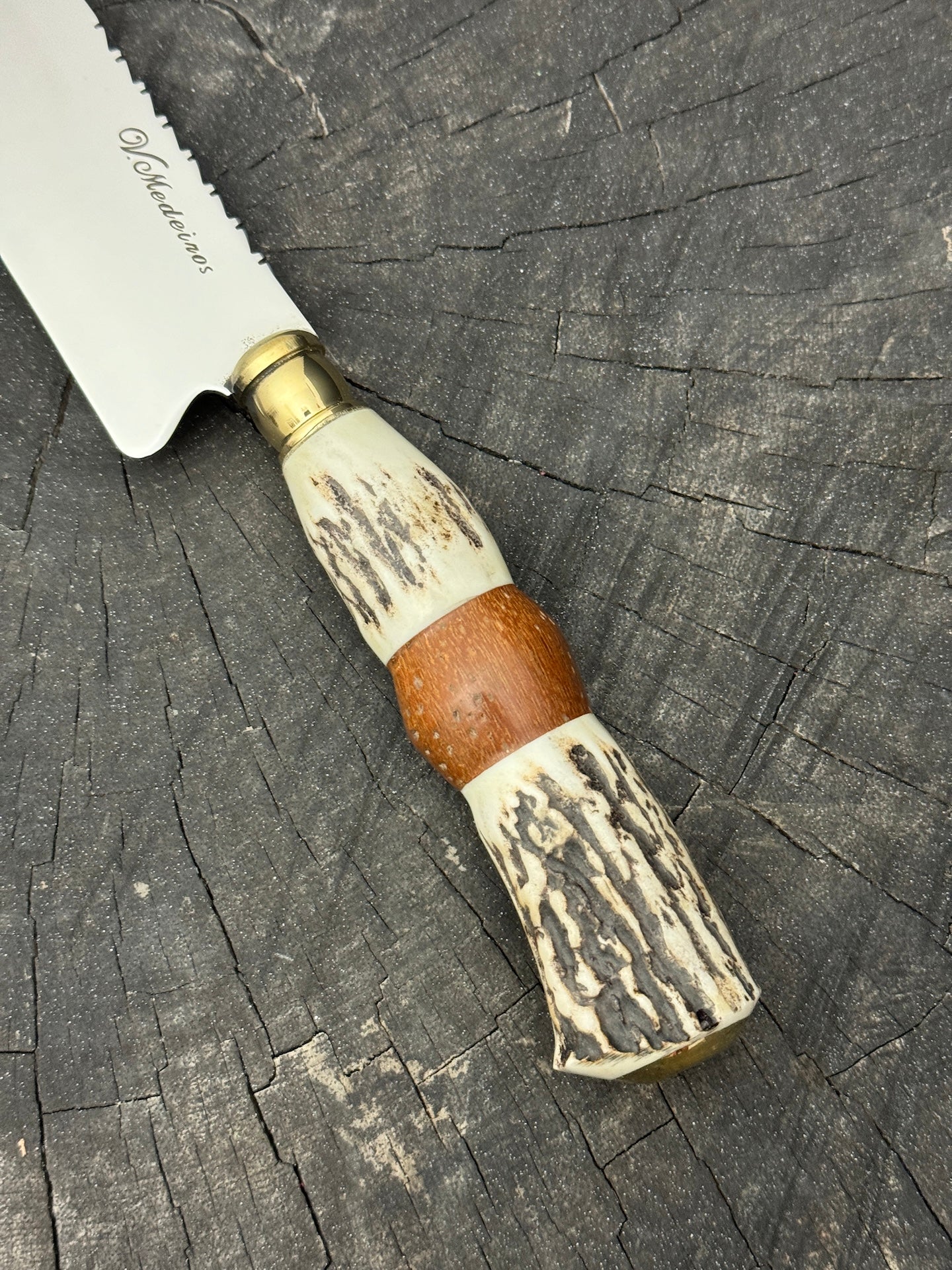 6" Utility Knife, Deer Antler, SS440 - 150mm