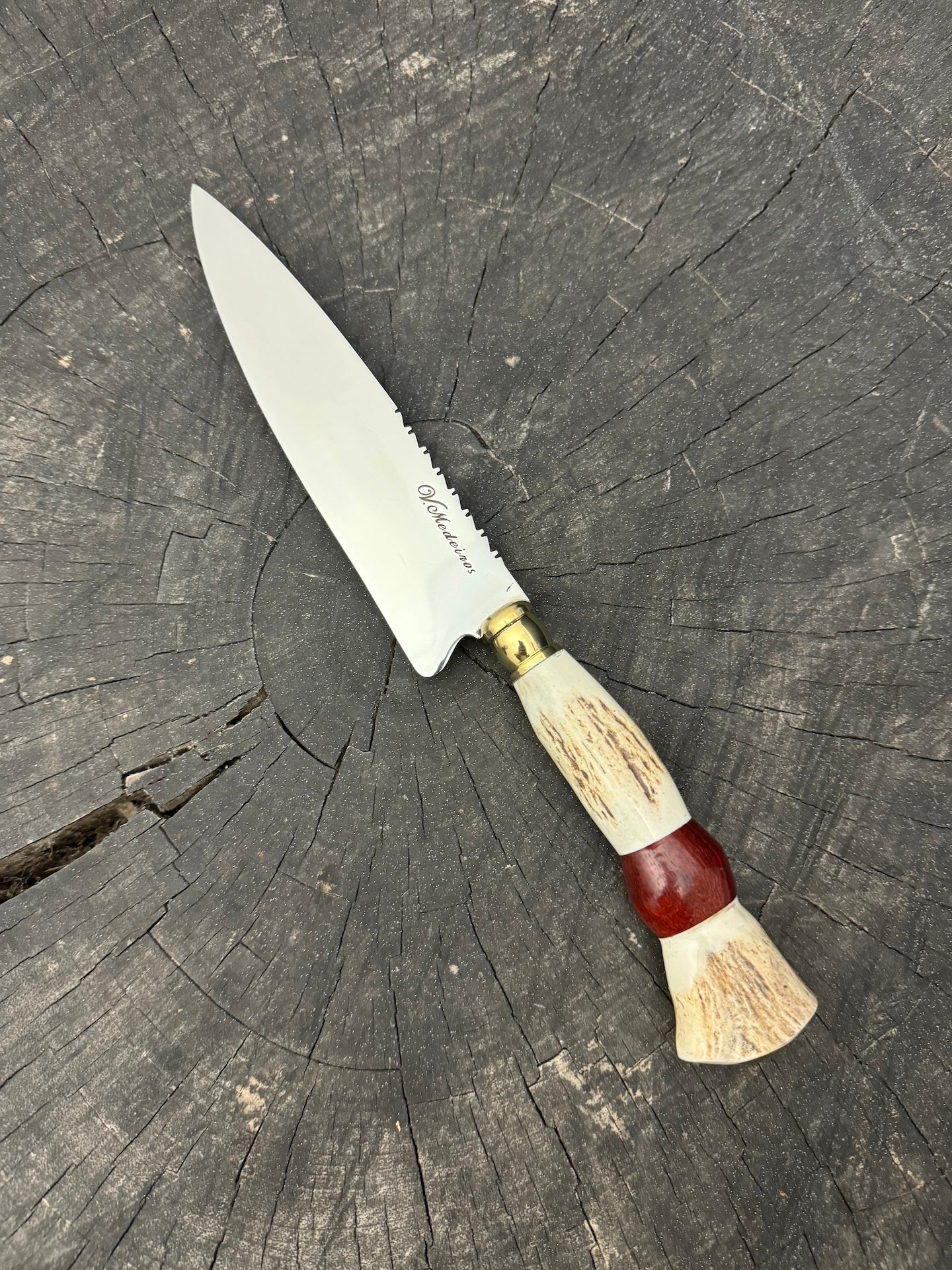 6" Utility Knife, Deer Antler, SS440 - 150mm