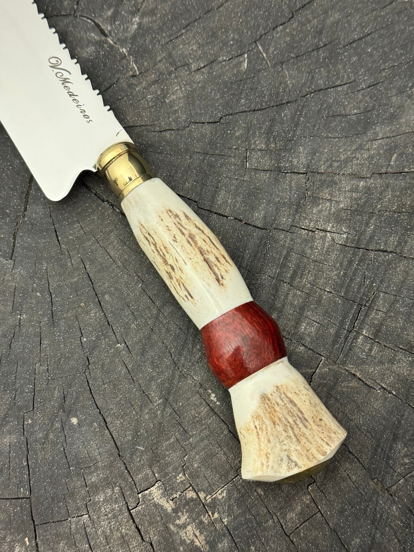 6" Utility Knife, Deer Antler, SS440 - 150mm