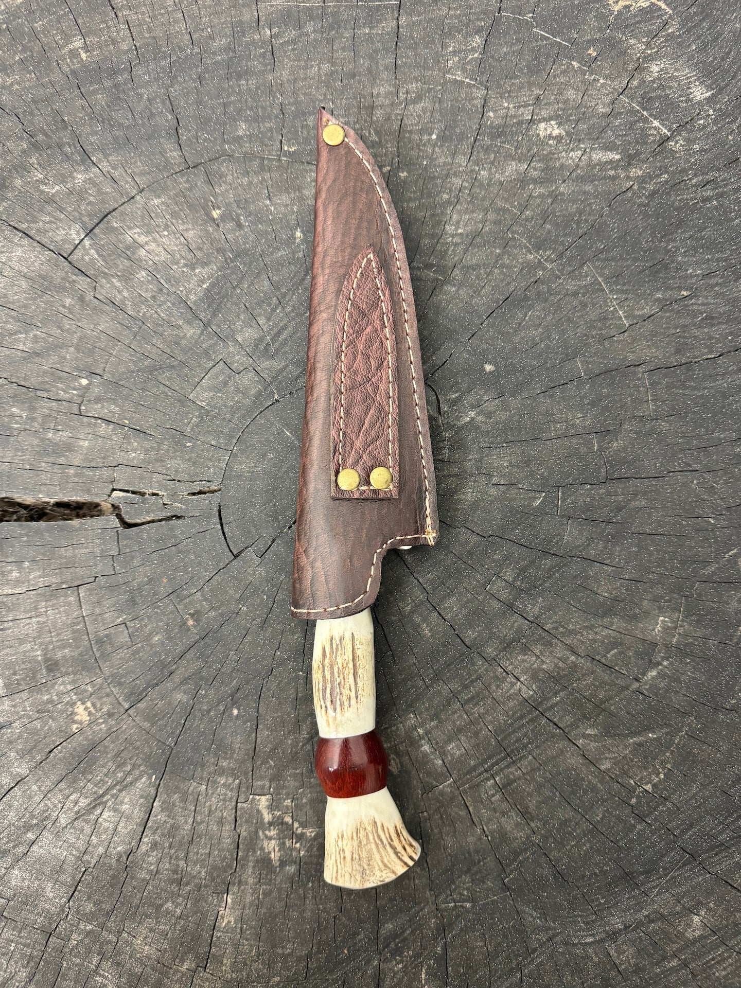 6" Utility Knife, Deer Antler, SS440 - 150mm