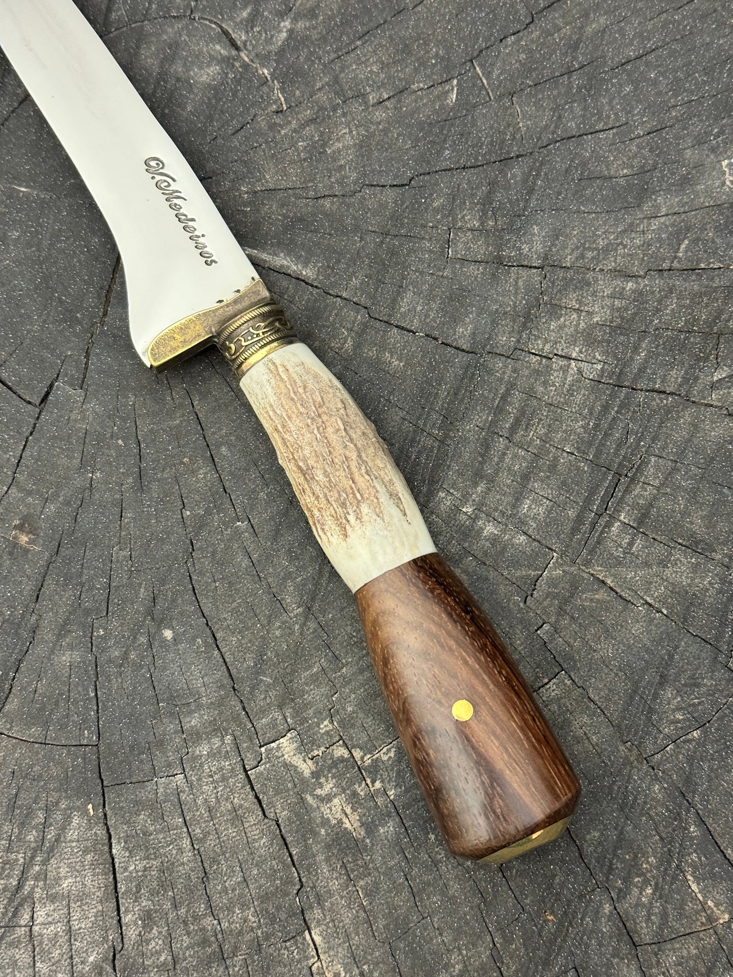 8" Boning Knife, Deer Antler, SS420 - 200mm