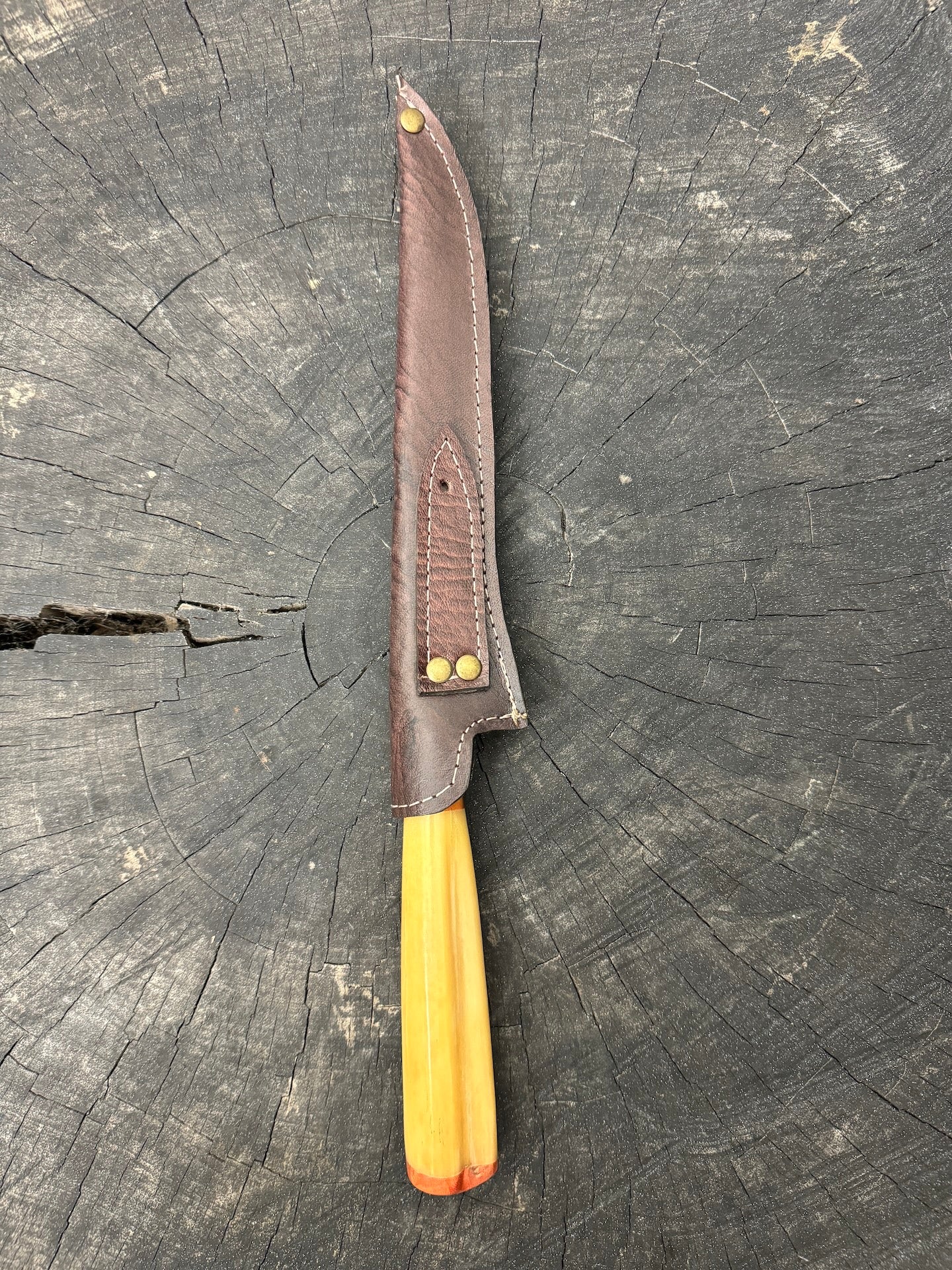 8" Boning Knife, Ostrich Bone, SS420 - 200mm