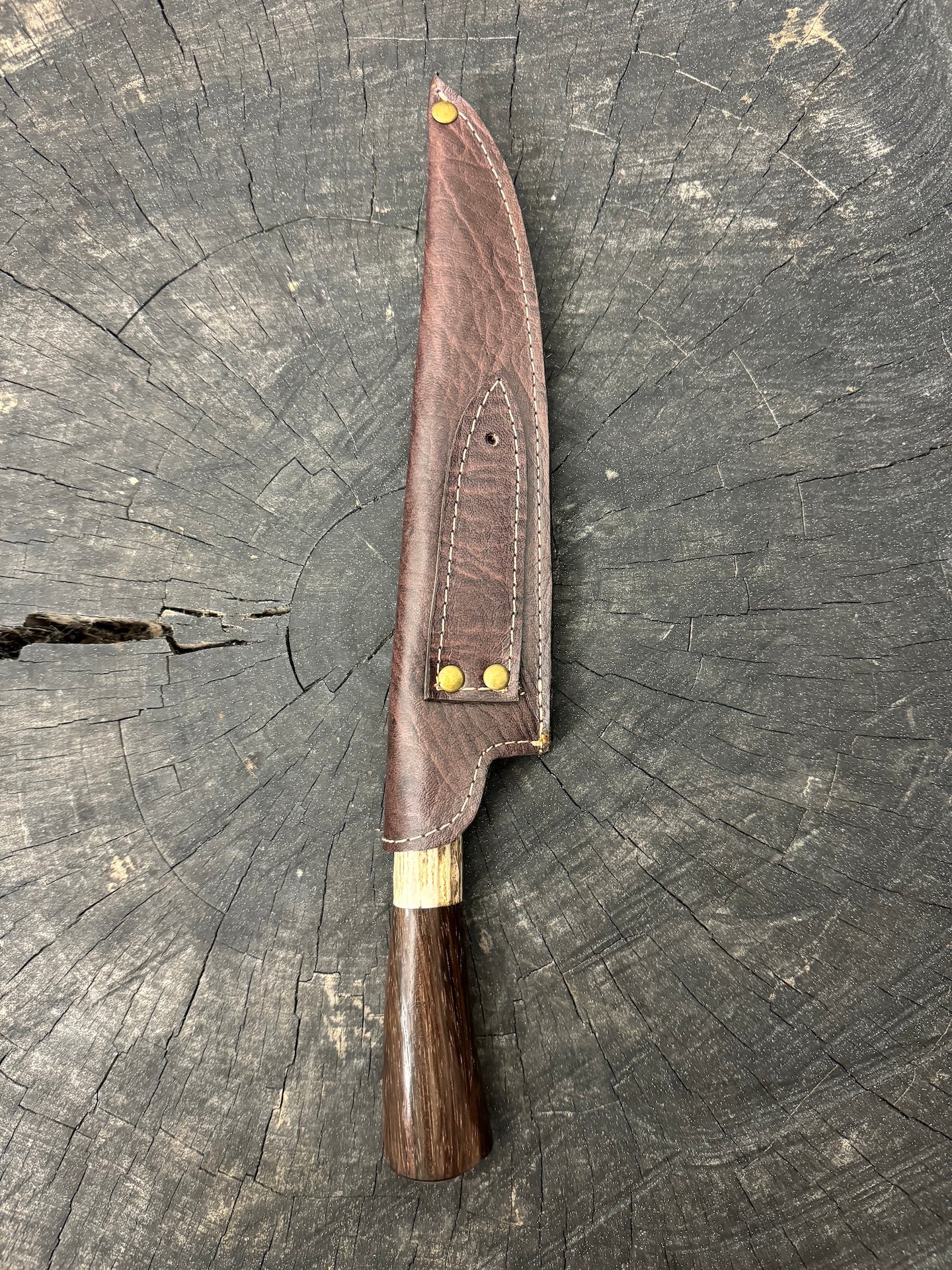 8" Chef Knife, Deer Antler, SS420 - 200mm