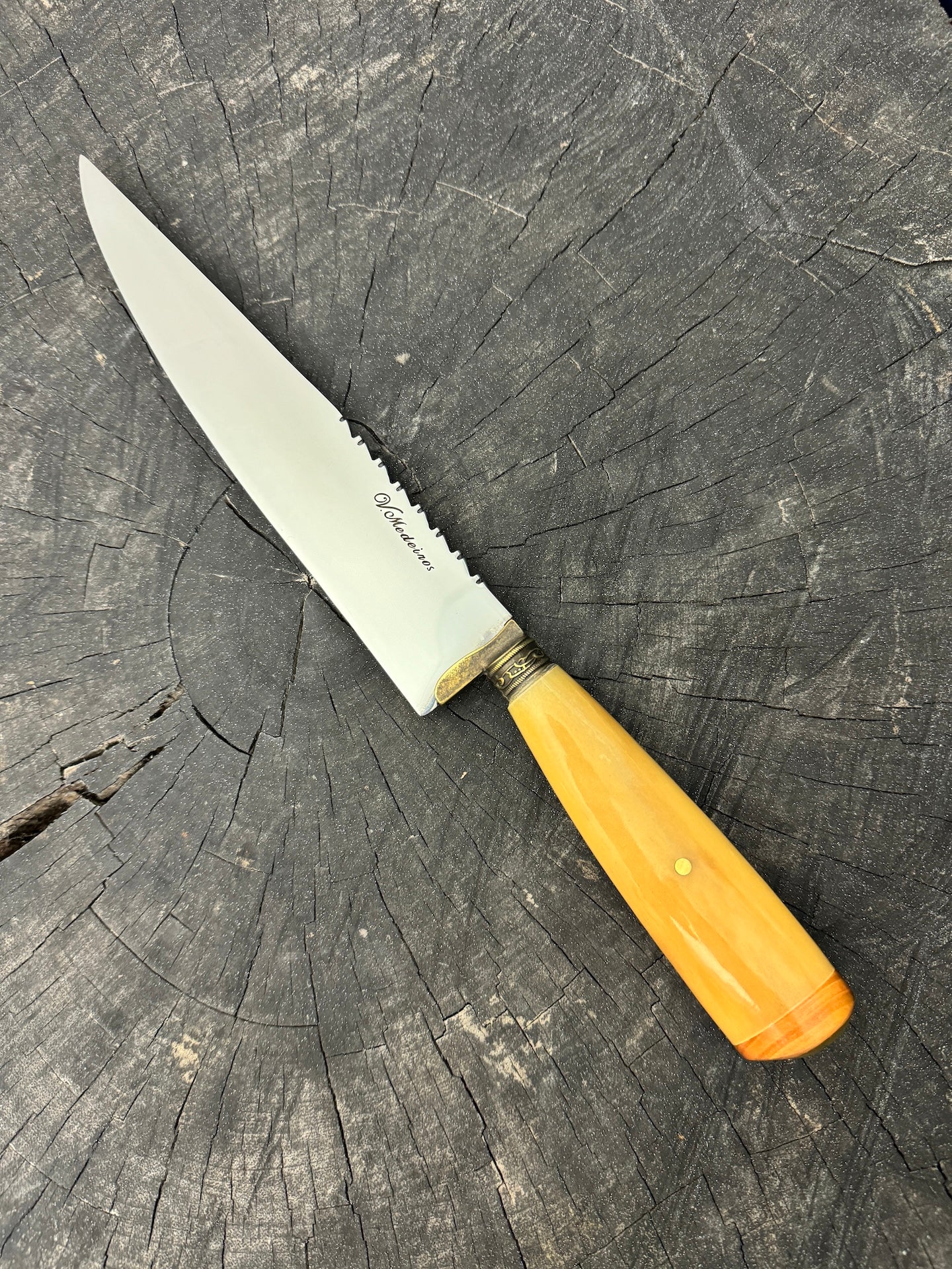 8" Chef Knife, Ostrich Bone, SS420 - 200mm