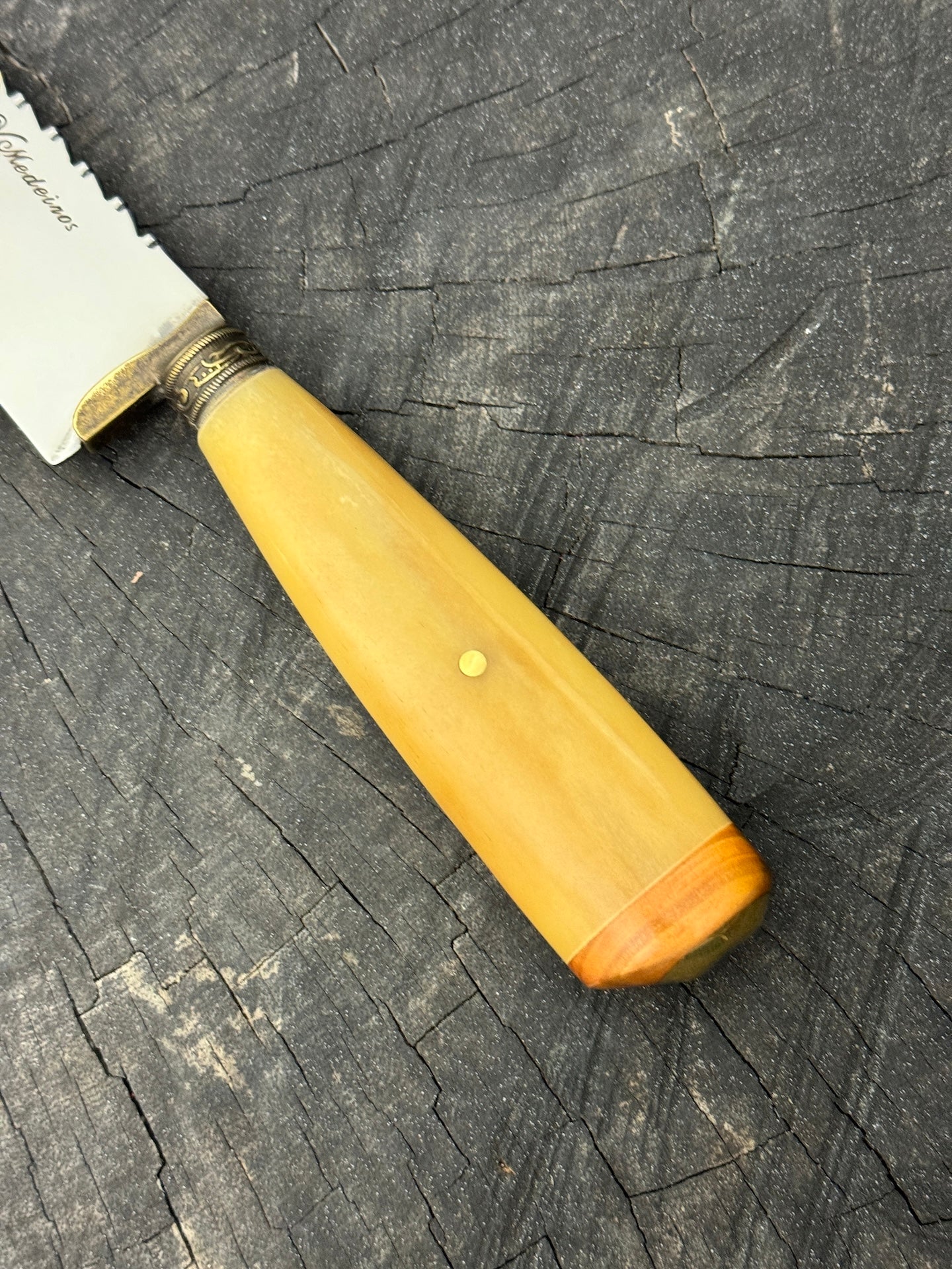 8" Chef Knife, Ostrich Bone, SS420 - 200mm