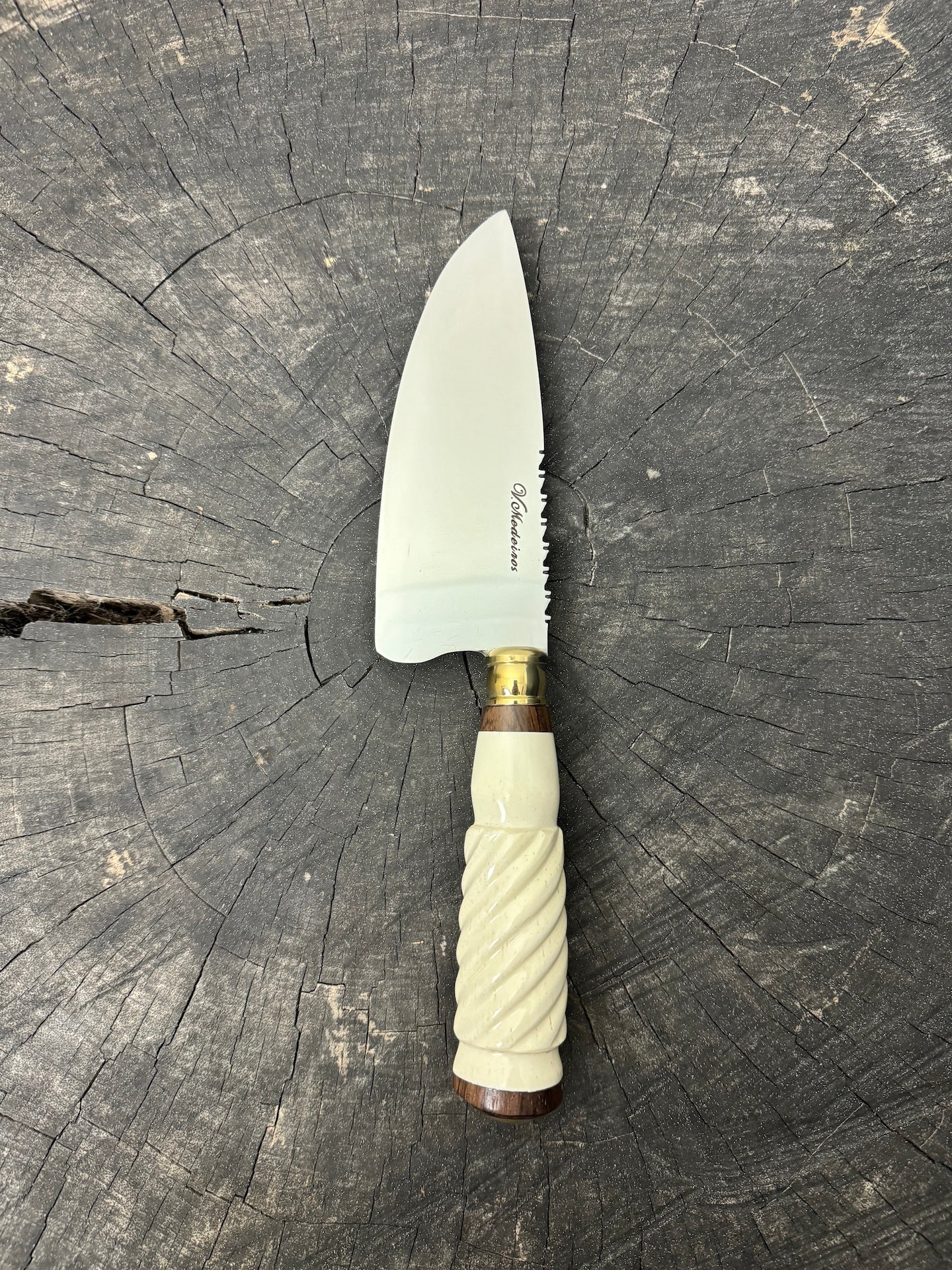 6" Picanha Knife, Ostrich Bone, SS440 - 150mm