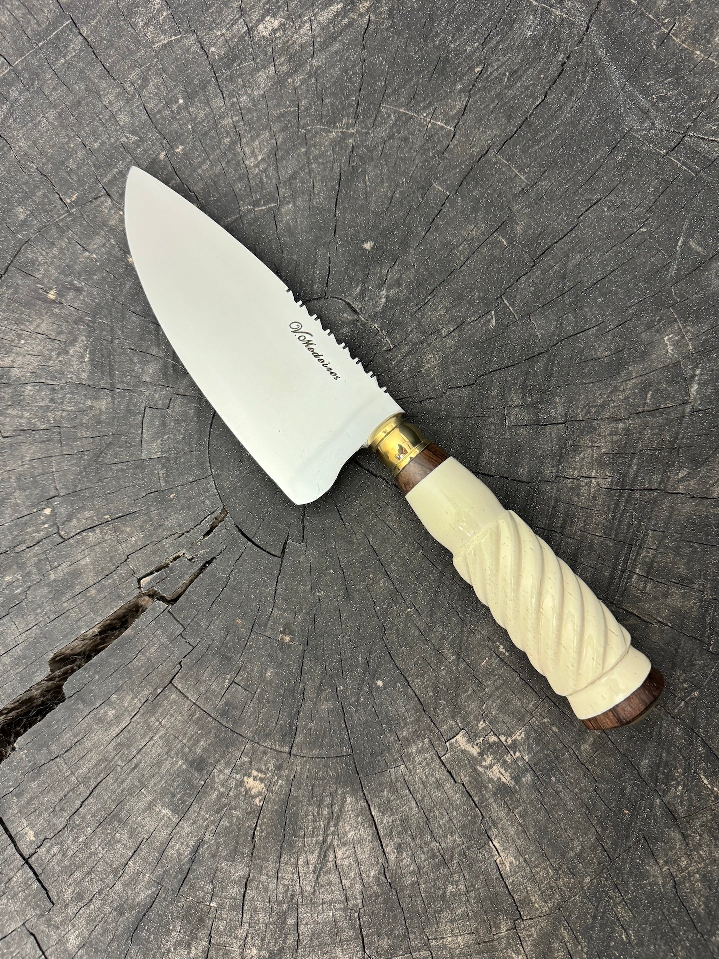 6" Picanha Knife, Ostrich Bone, SS440 - 150mm