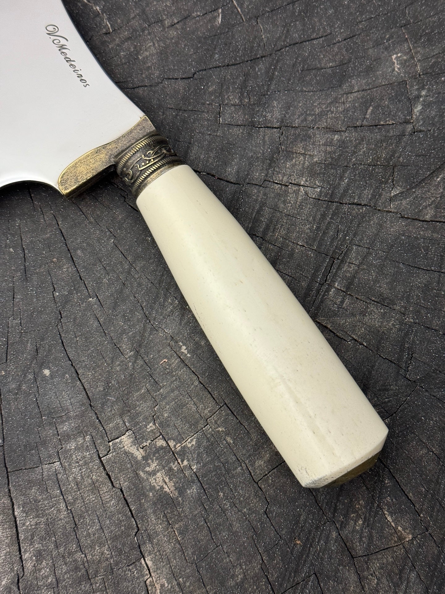 7" Cutelo Wild Cleaver, Ostrich Bone, SS440 - 180mm