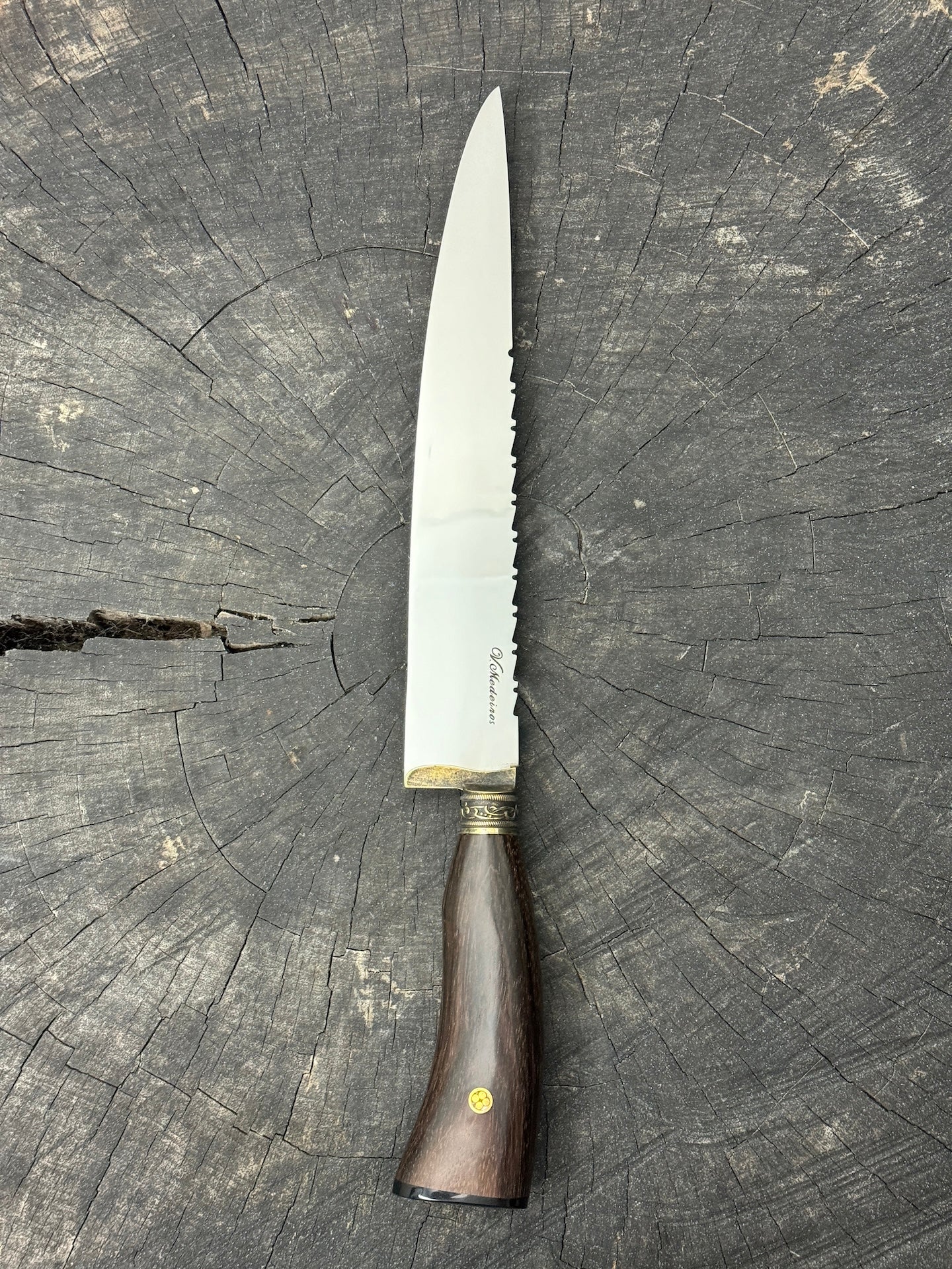 10" Chef Knife, Dark Imbuia Hardwood, SS420 - 250mm