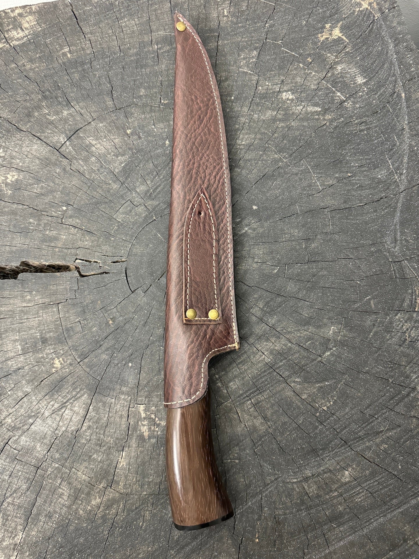 10" Chef Knife, Dark Imbuia Hardwood, SS420 - 250mm