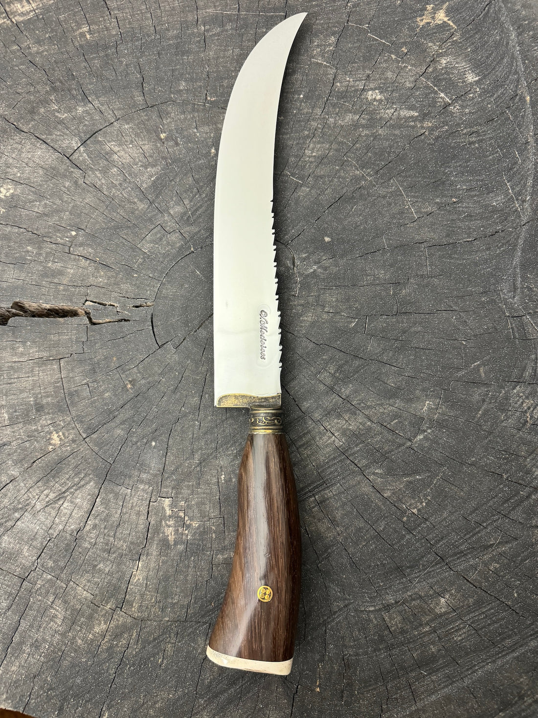 10" Butchers Knife, Dark Imbuia Hardwood, SS440 - 250mm