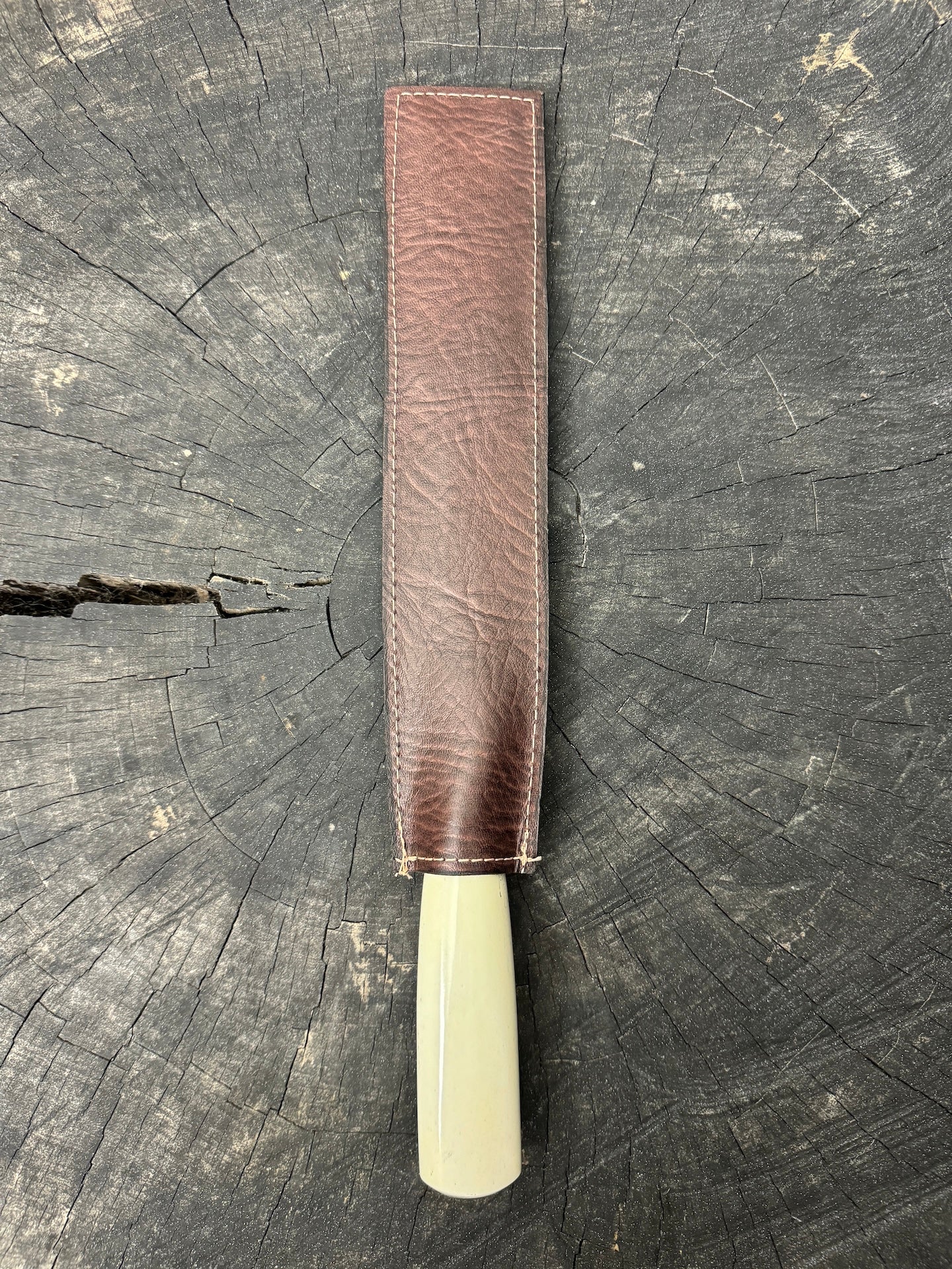 10" BBQ & Grill Fork, Ostrich Bone, SS440