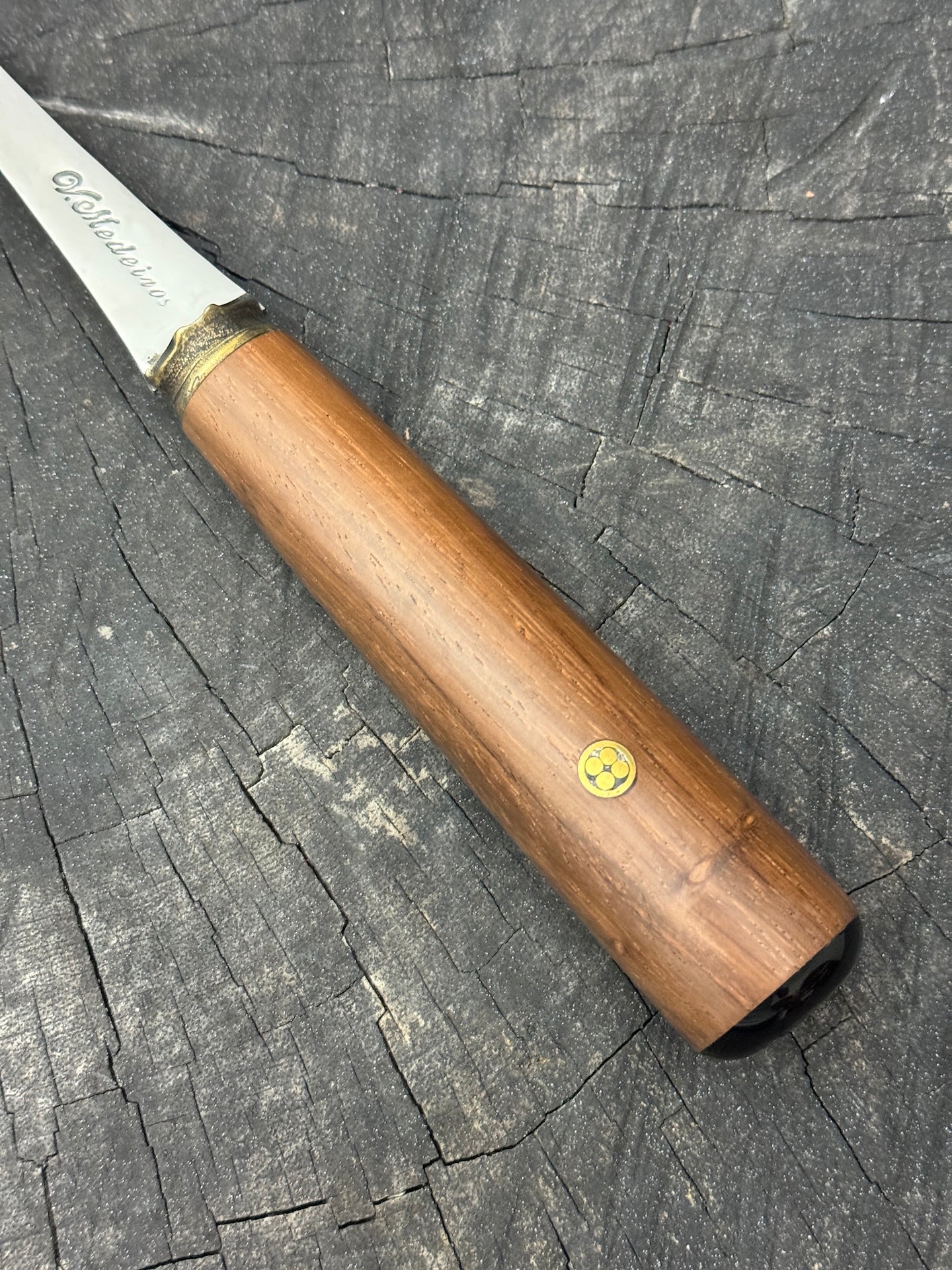 10" BBQ & Grill Fork, Native Hardwood, SS440