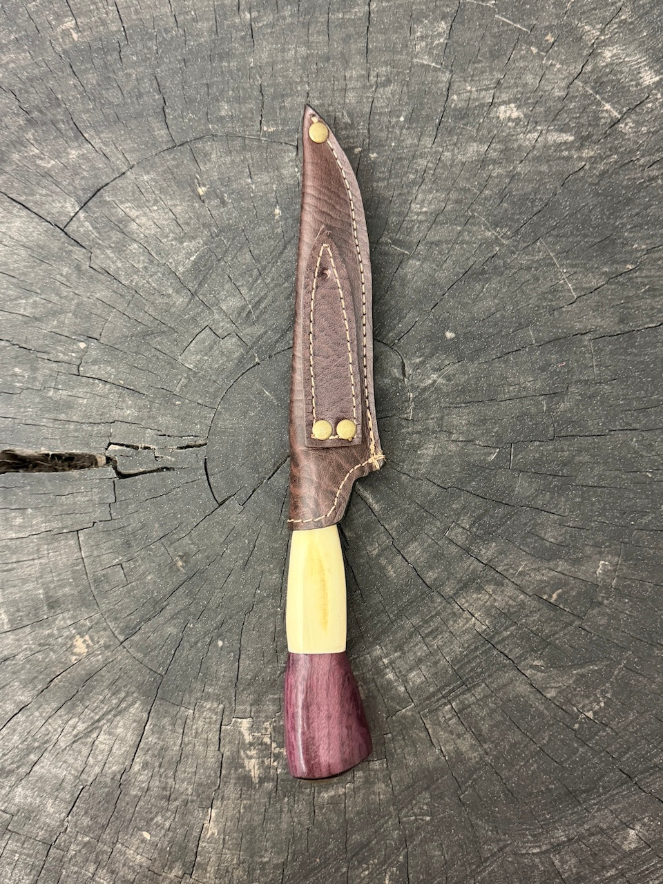 5" Boning Knife, Ostrich Bone & Roxinho, HCS1070 - 130mm