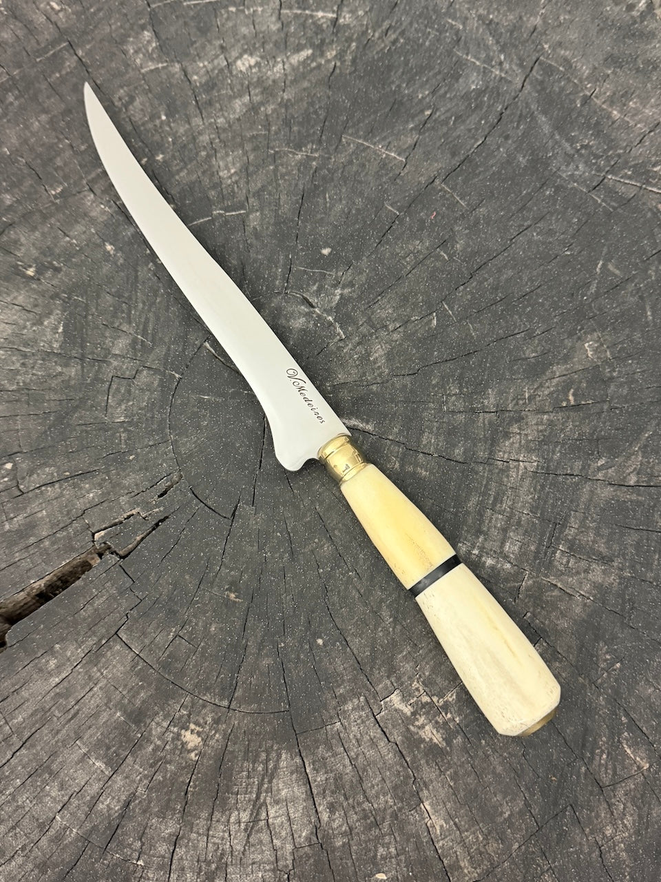 8" Boning Knife, Ostrich Bone, SS420 - 200mm