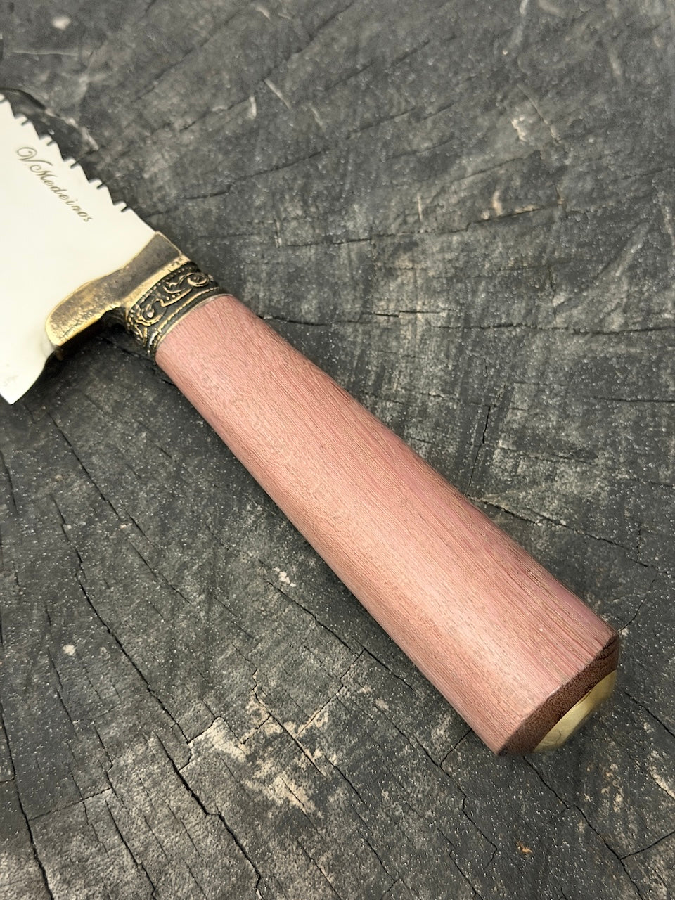 9" Bunka Pro Knife, Roxinho Hardwood, SS440 - 220mm