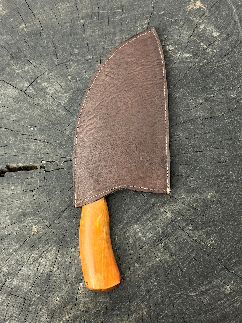 8" Cutelo / Cleaver, Araucaria Hardwood, SS440 - 190mm