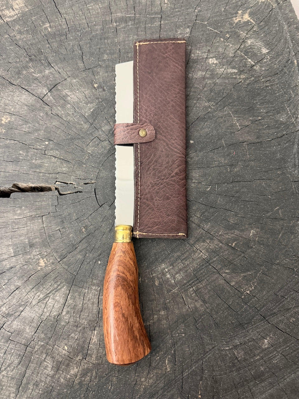 8" Chefs Cleaver, Native Ironwood, SS440 - 200mm