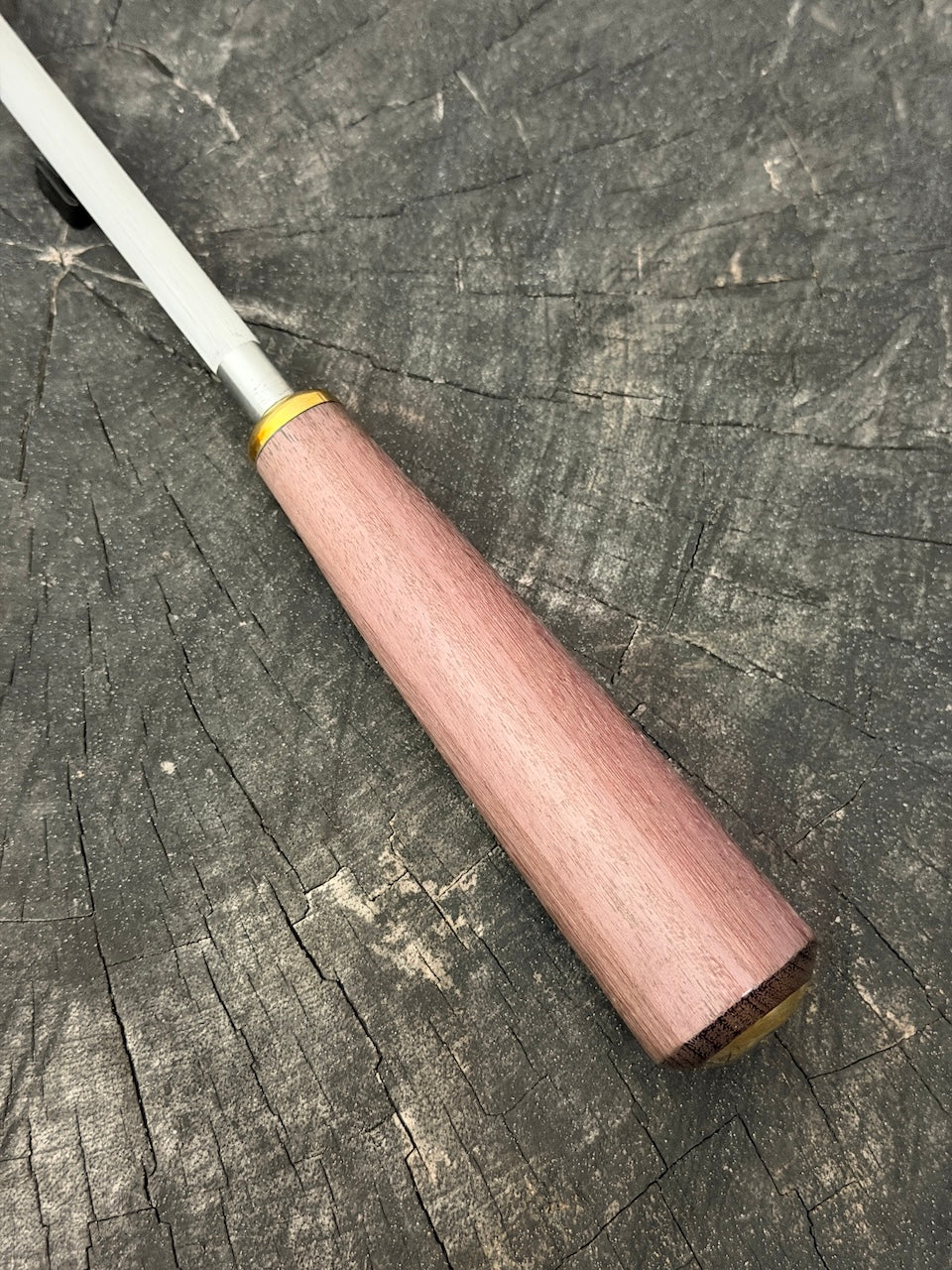 9" Sharpening Steel, Roxinho Hardwood - 230mm