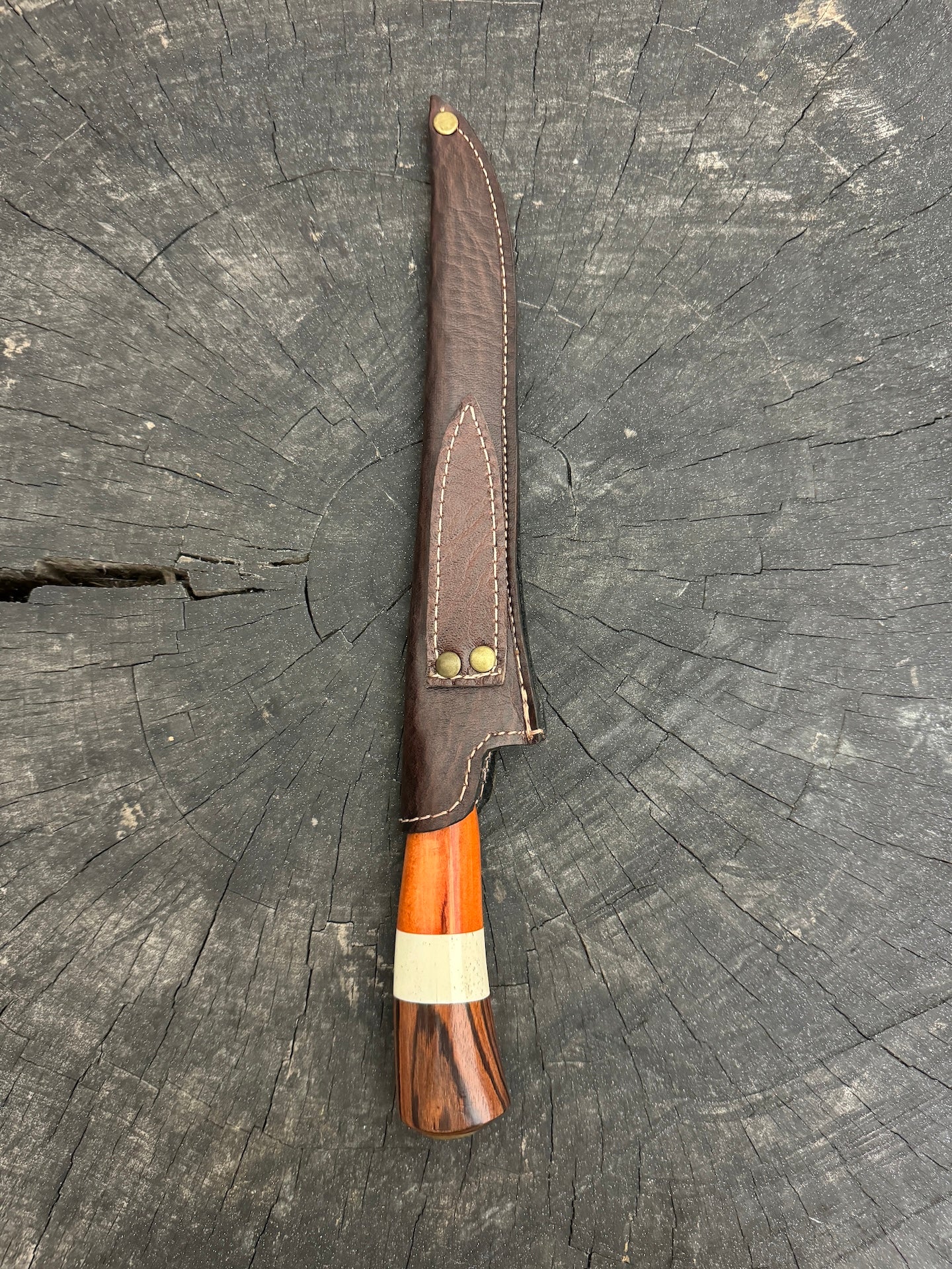 8" Boning Knife, Native Hardwood, SS420 - 200mm