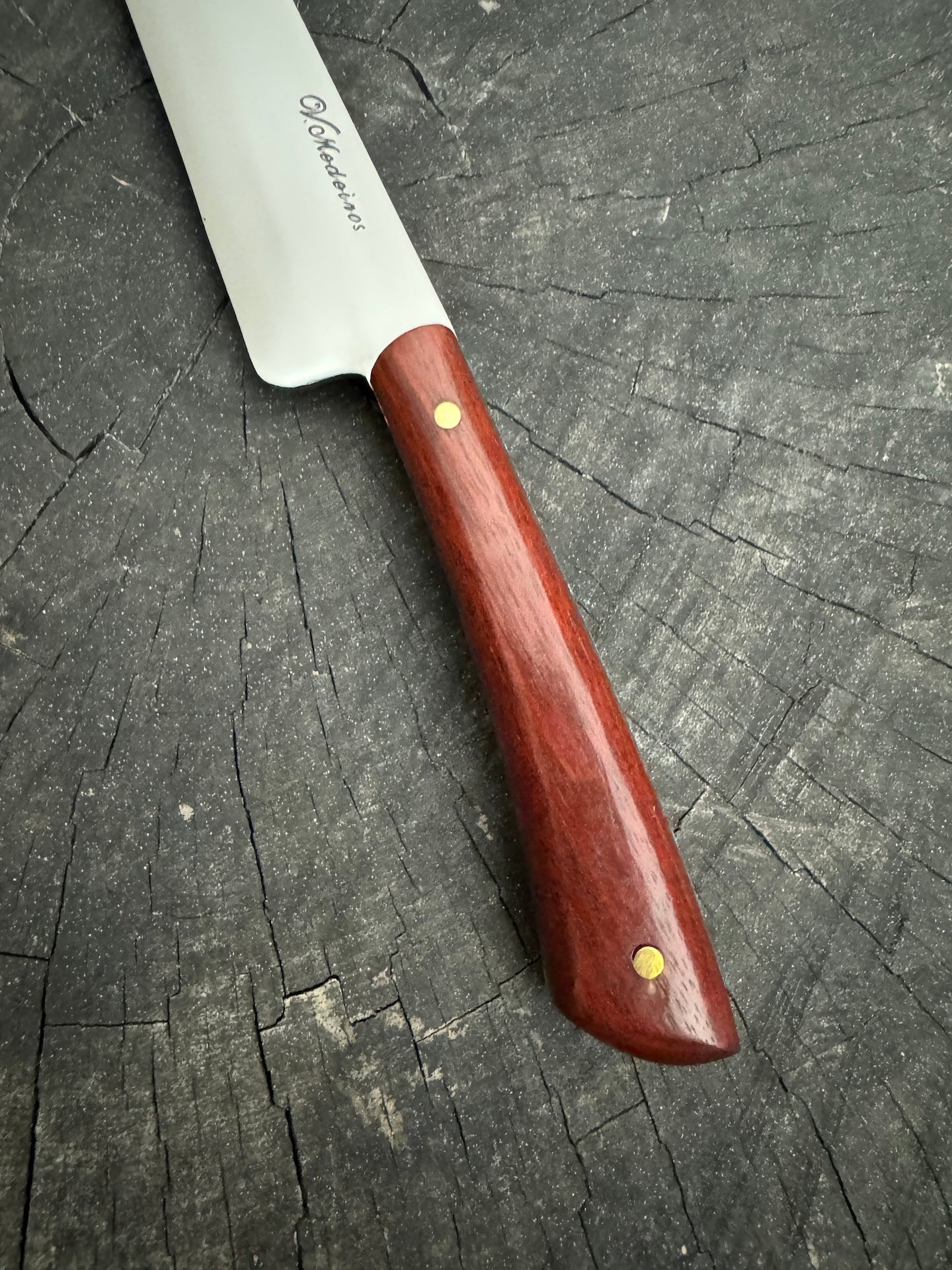 8" Chimango Knife, Pau Brasil Hardwood, SS440 - 200mm