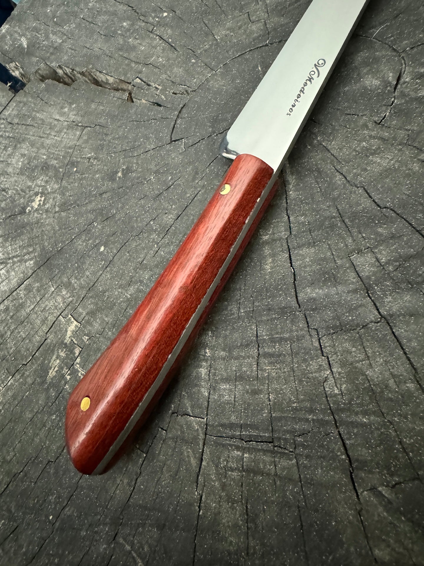 8" Chimango Knife, Pau Brasil Hardwood, SS440 - 200mm