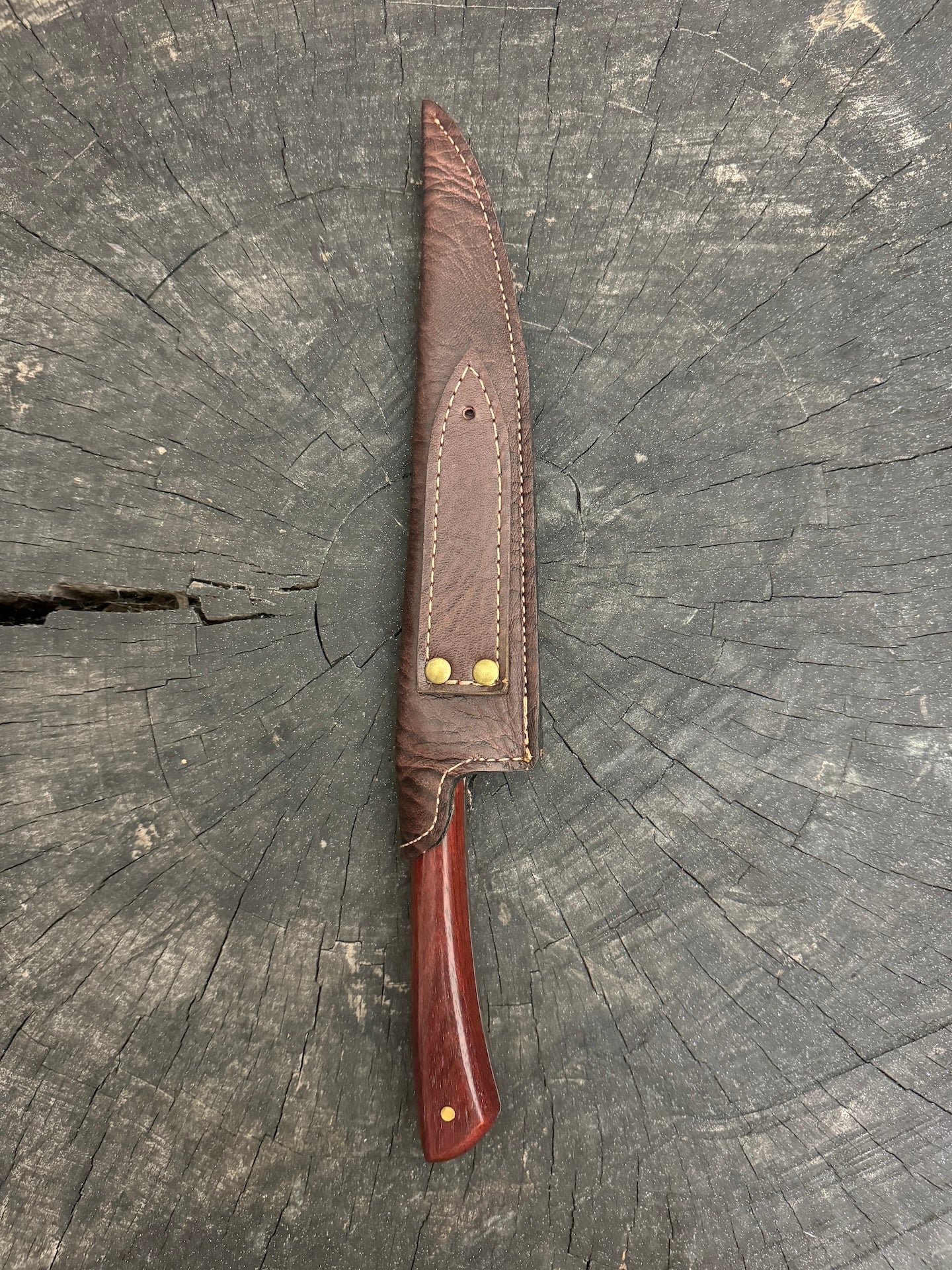 8" Chimango Knife, Pau Brasil Hardwood, SS440 - 200mm