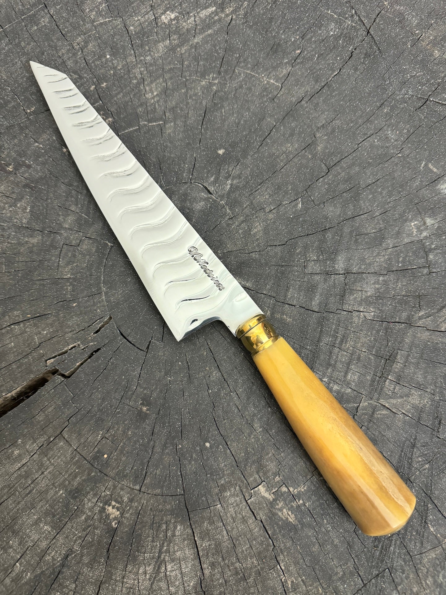 8" Branca Knife, Ostrich Bone, SS440 - 210mm