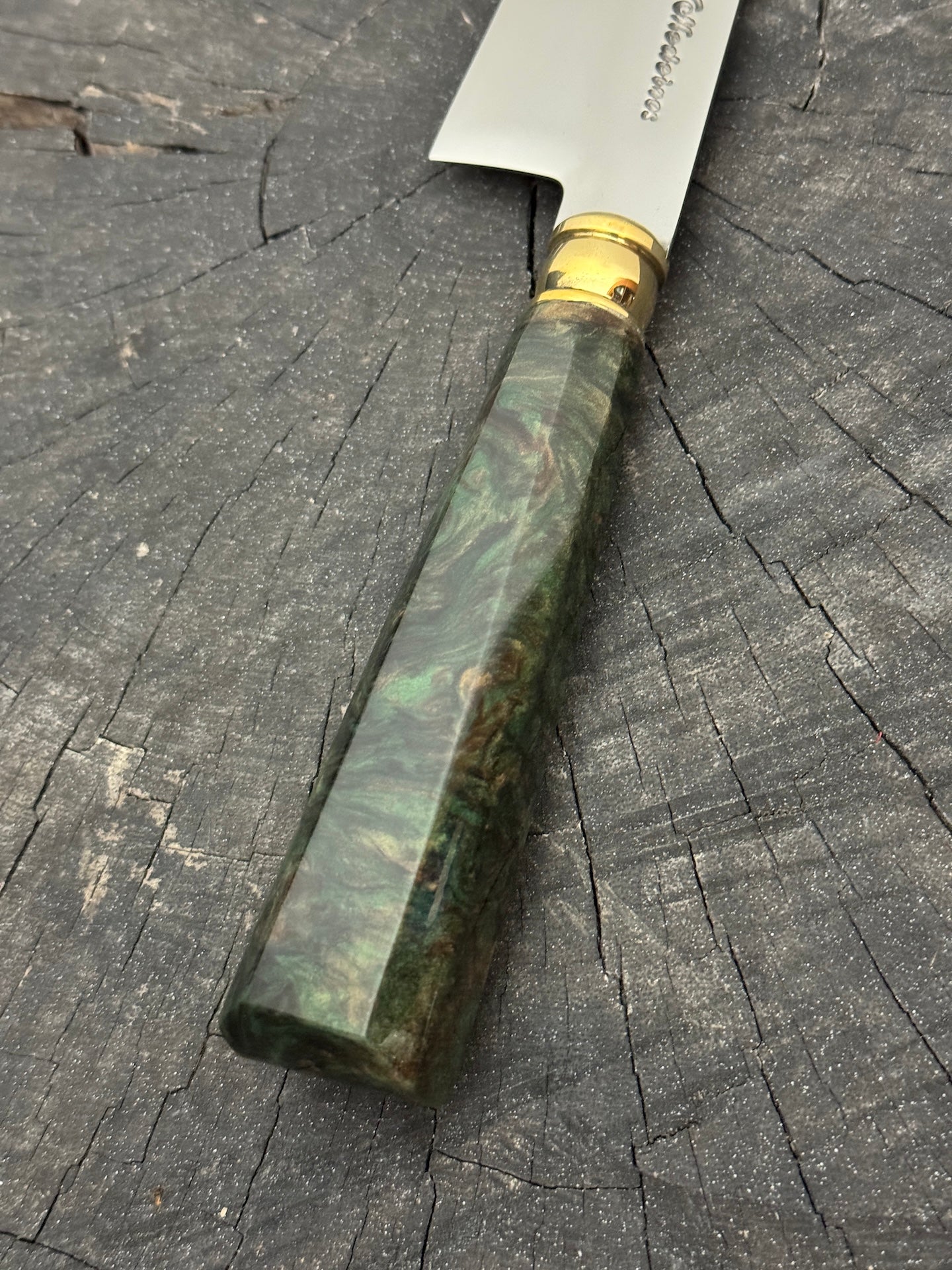 8" Branca Knife, Custom Block, SS440 - 210mm