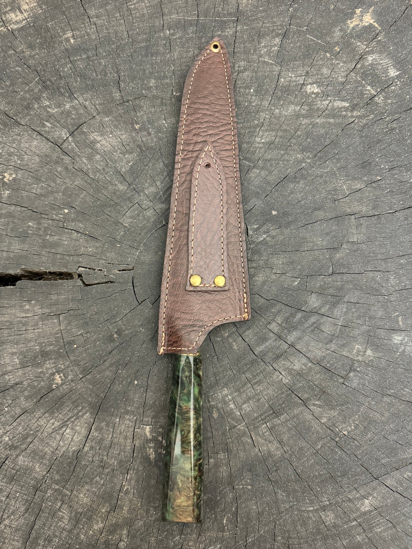 8" Branca Knife, Custom Block, SS440 - 210mm
