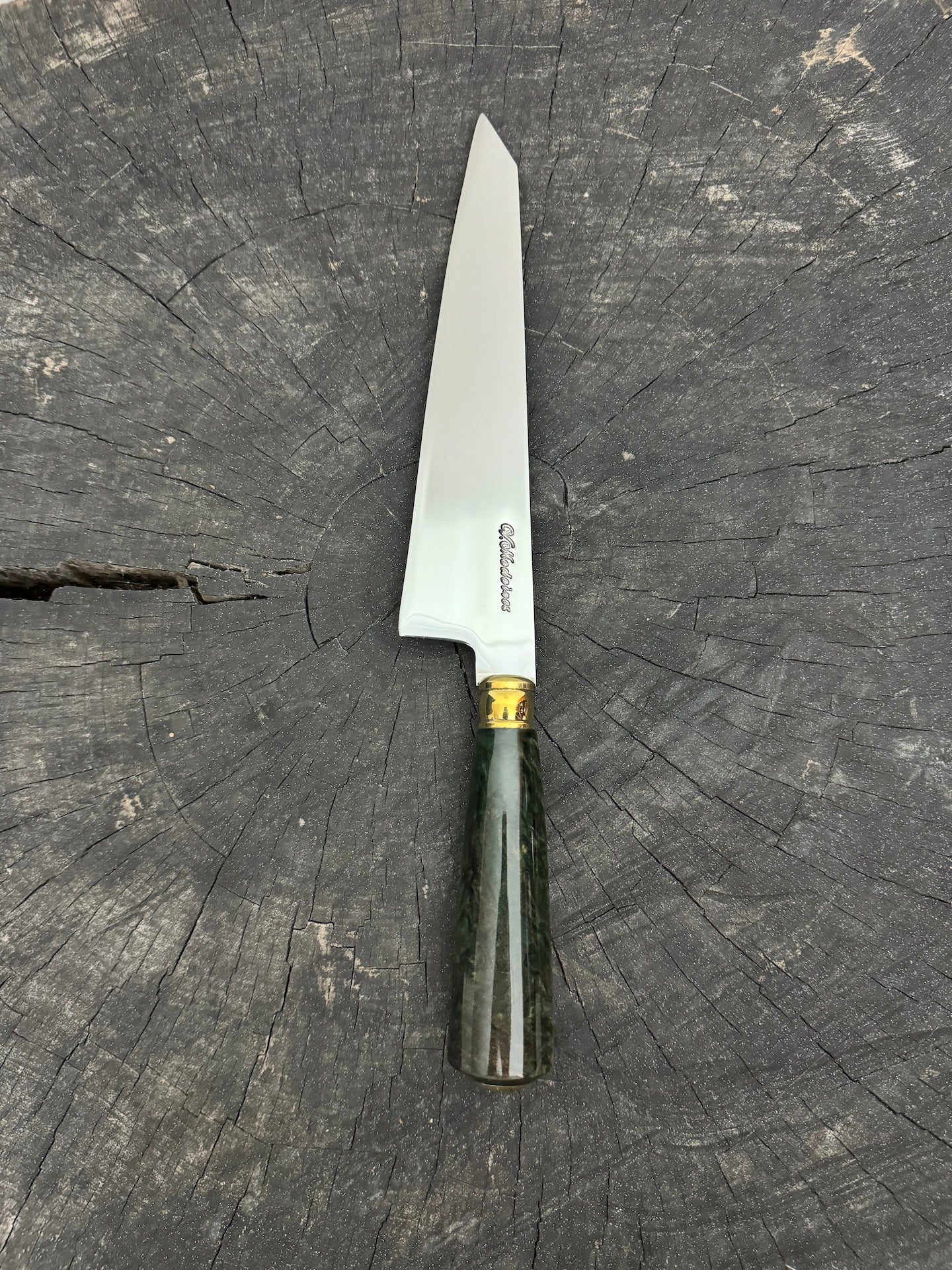 8" Branca Knife, Custom Block, SS440 - 210mm