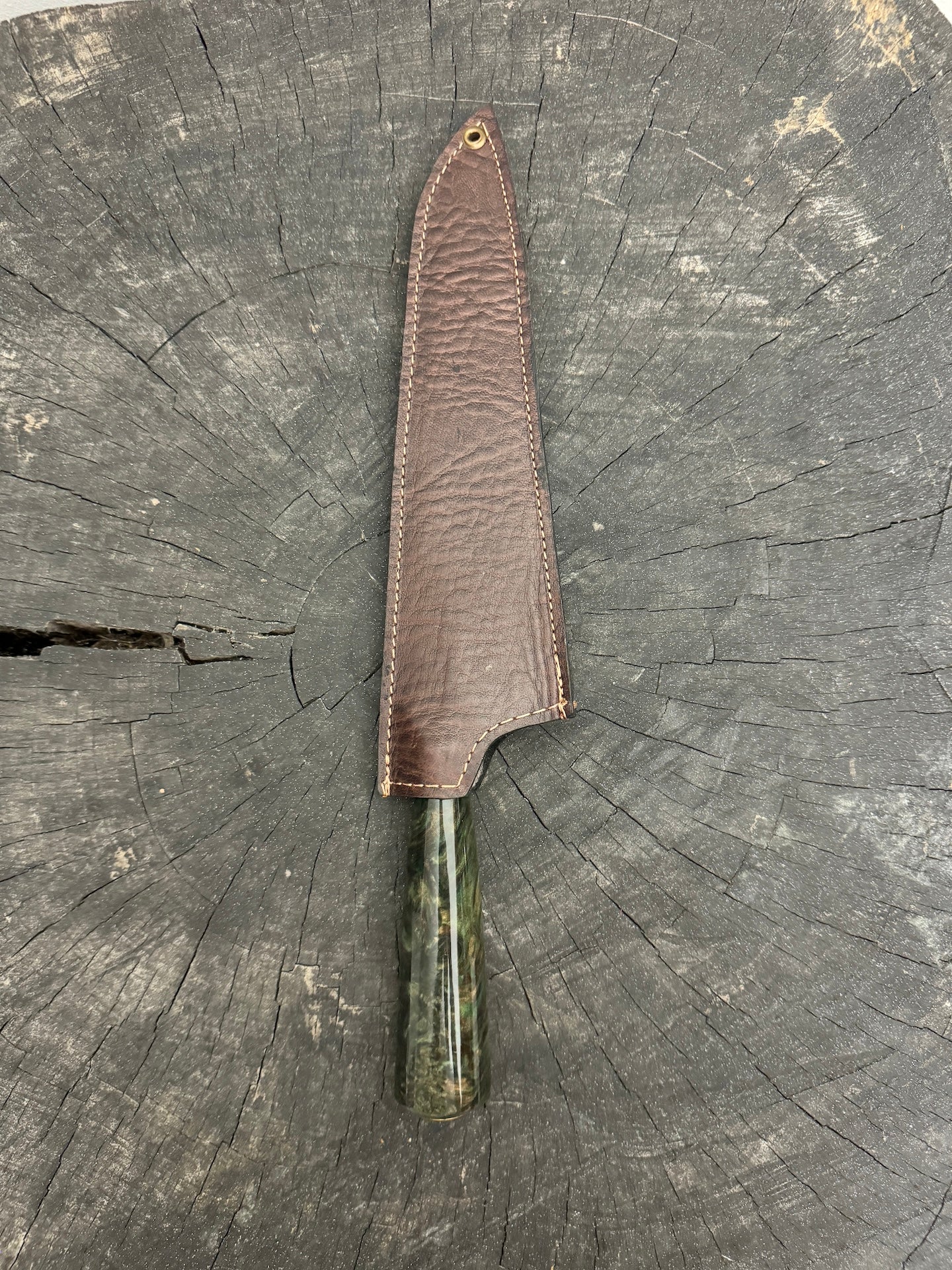 8" Branca Knife, Custom Block, SS440 - 210mm